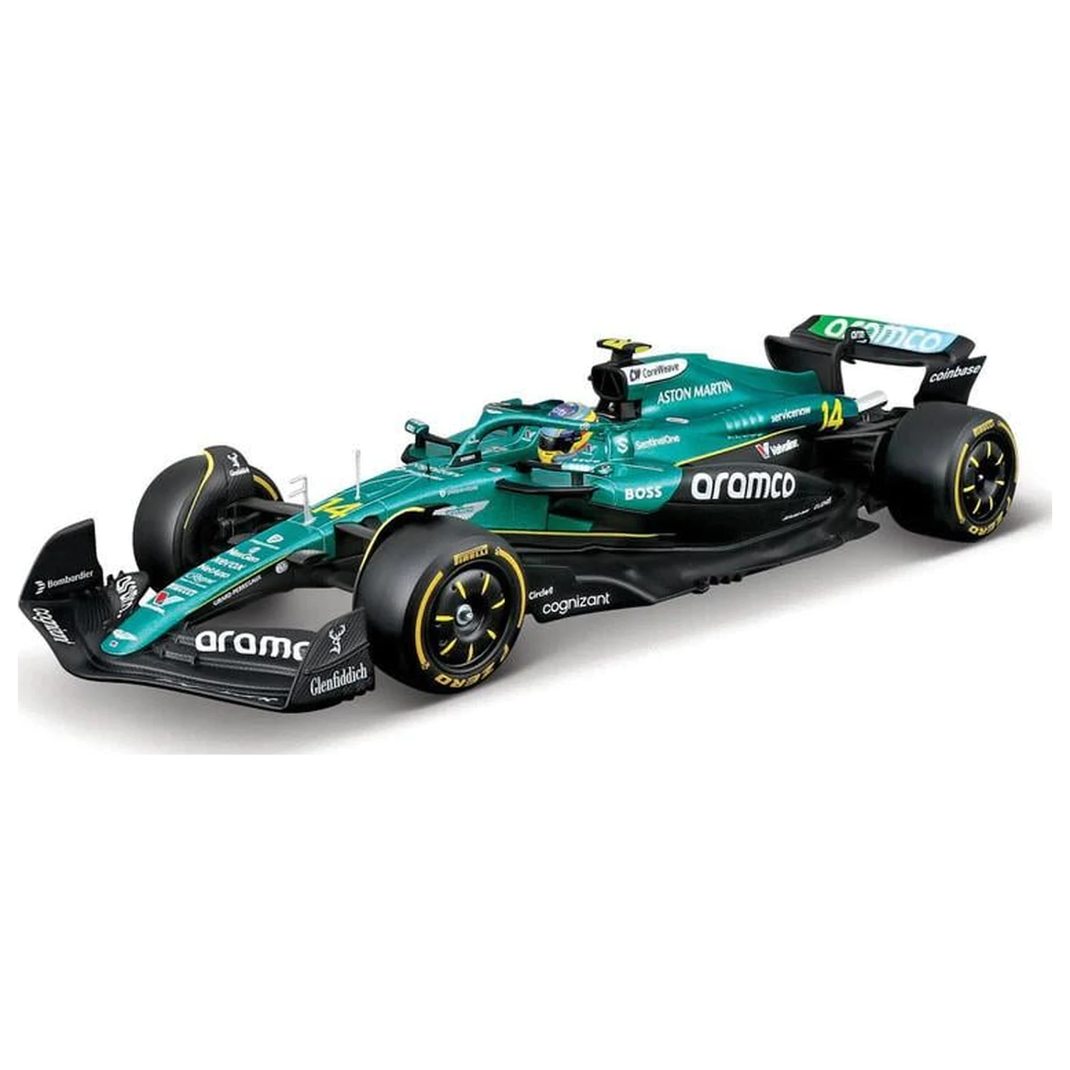 Formula 1 F1 Aston Martin AMR 25 2025 Alonso model iz litega materiala 1/24 fotografija izdelka