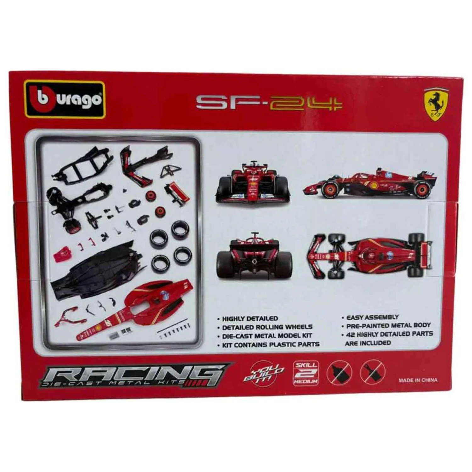 Formula 1 F1 Ferrari SF-24 N.16 Charles Leclerc Komplet modela 1/24 fotografija izdelka