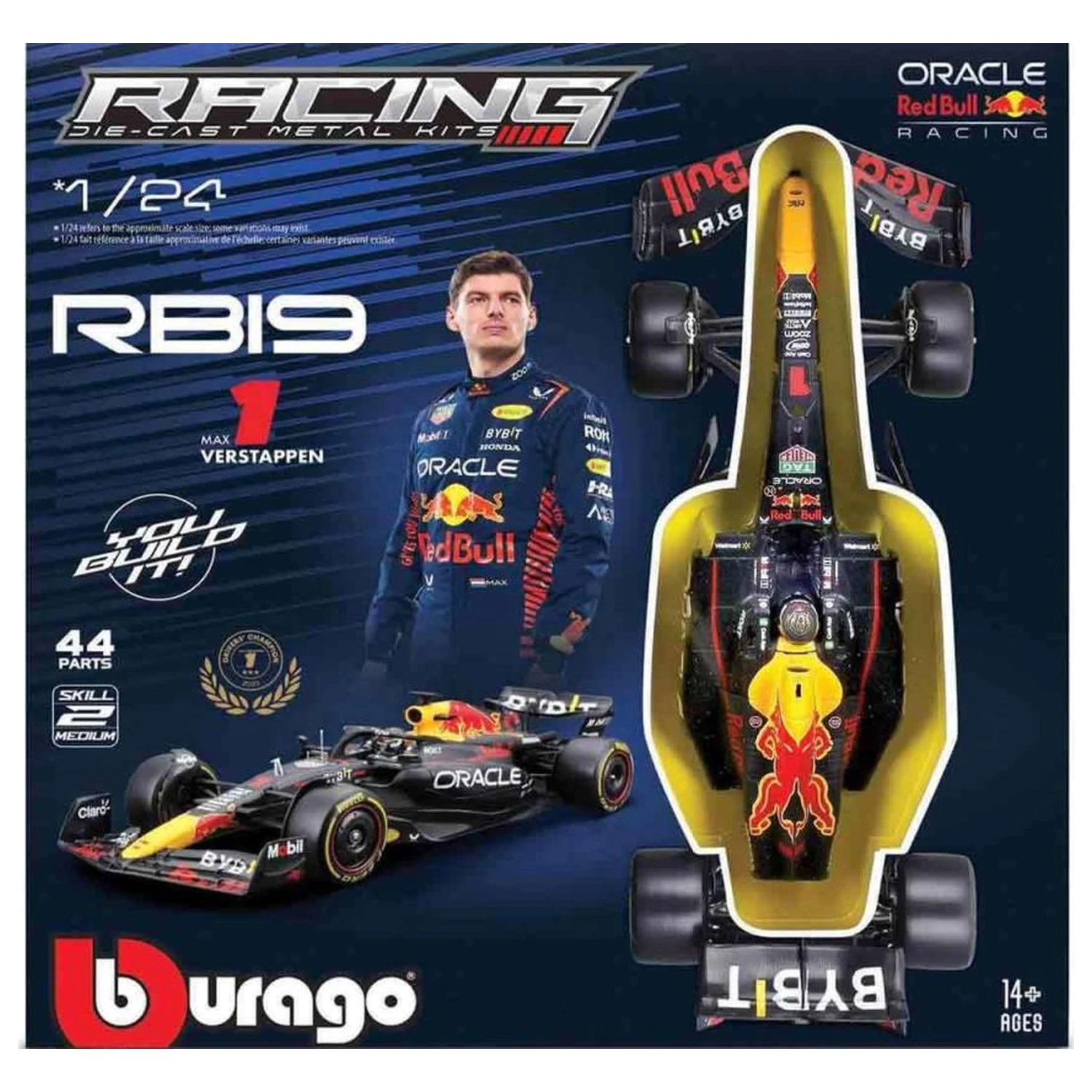 Formula 1 F1 Red Bull RB19 Max Verstappen Komplet modela 1:24 fotografija izdelka