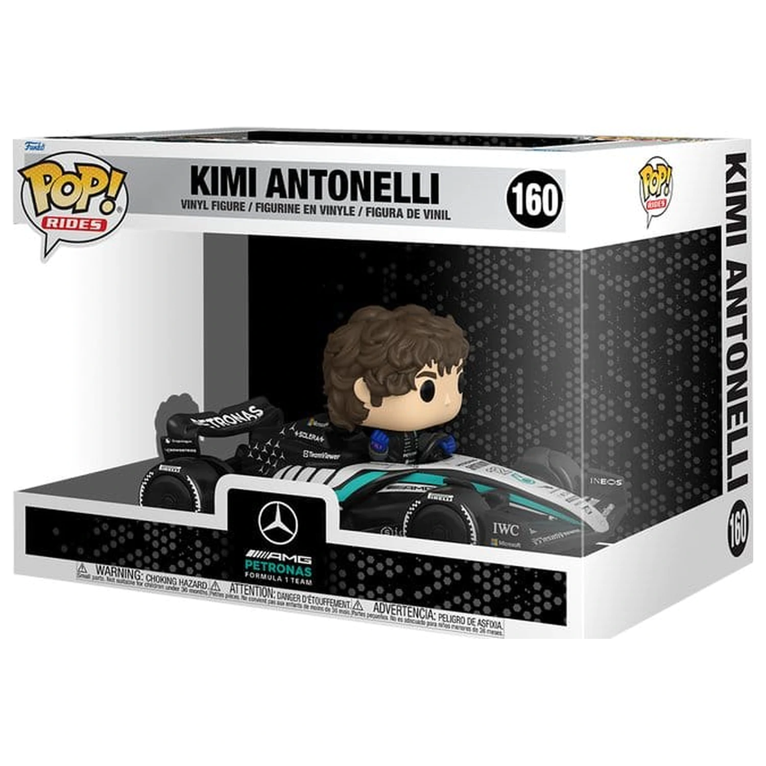 Formula 1 Funko POP! Rides Super Deluxe vinilna figura Mercedes Benz - KIMI 15 cm fotografija izdelka