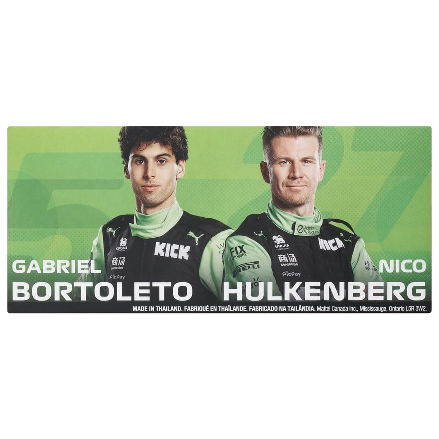 Formula 1 Hot Wheels Premium kovinska lita vozila 2-paket 1/64 KICK Sauber Team fotografija izdelka