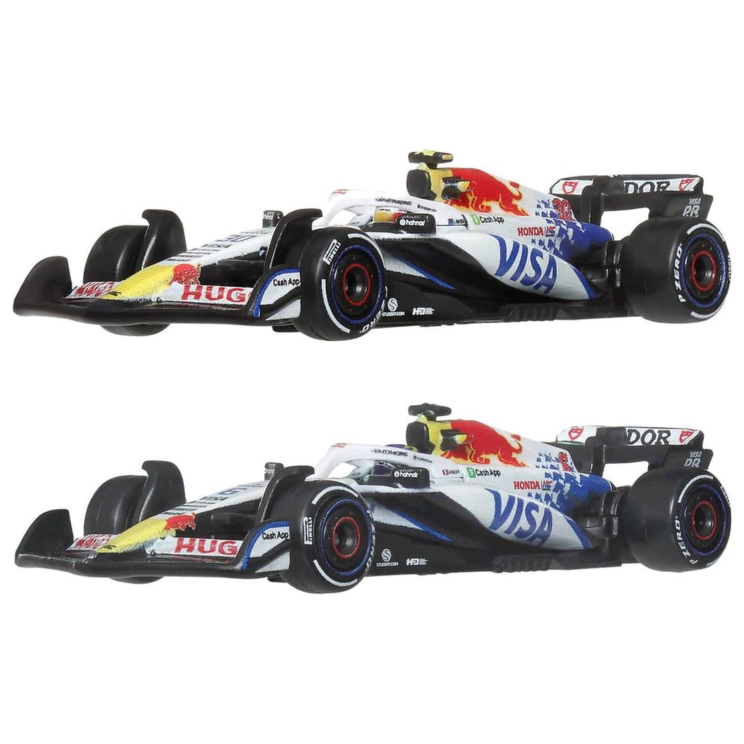 Formula 1 Hot Wheels Premium kovinski model vozila, komplet 2-ih, 1:64 Team Visa Cash App Racing Bulls fotografija izdelka