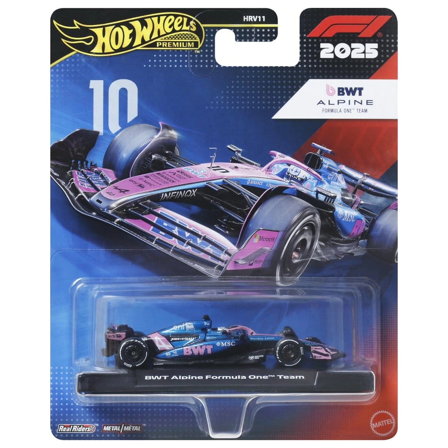 Formula 1 Hot Wheels Premium kovinski avtomobilček 1:64 Team Alpine: Driver 1 fotografija izdelka