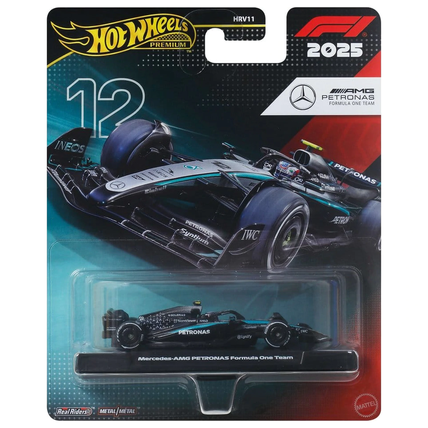 Formula 1 Hot Wheels Premium Die-Cast vozilo 1/64 Team Mercedes Benz fotografija izdelka