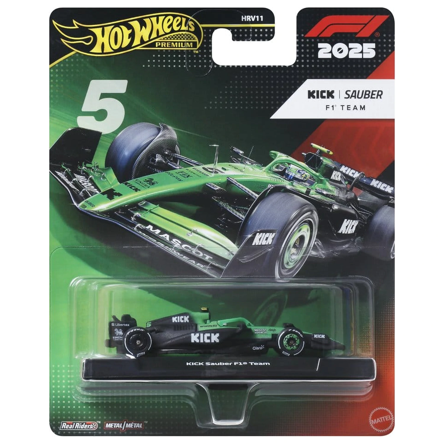Formula 1 Hot Wheels Premium kovinski model vozila 1:64 Team Sauber: Driver 2 fotografija izdelka