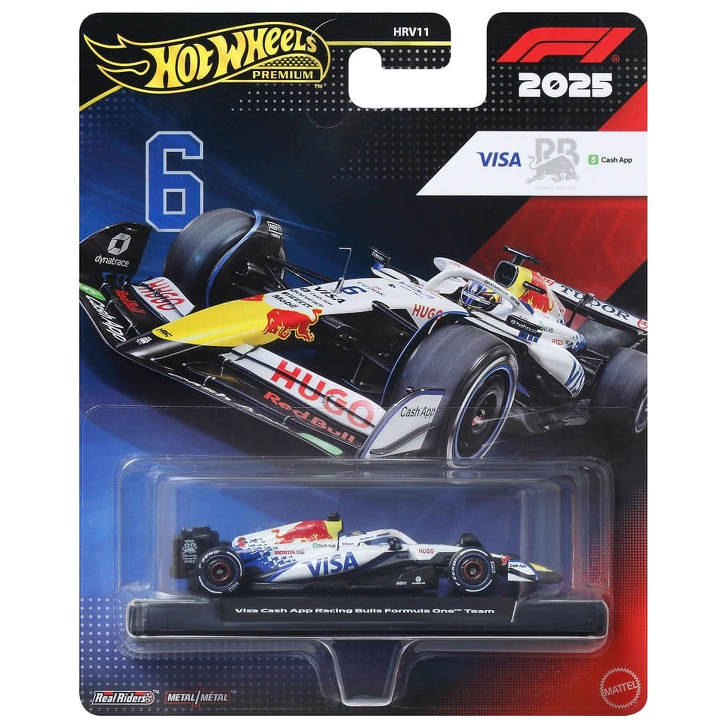 Formula 1 Hot Wheels Premium Die-Cast vozilo 1/64 Visa Cash App Racing Bulls F1 Team fotografija izdelka