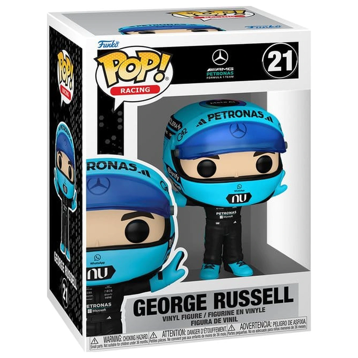 Formular 1 Funko POP! Racing vinilna figura Mercedes Benz - George Russell (T-Pose) 9 cm fotografija izdelka