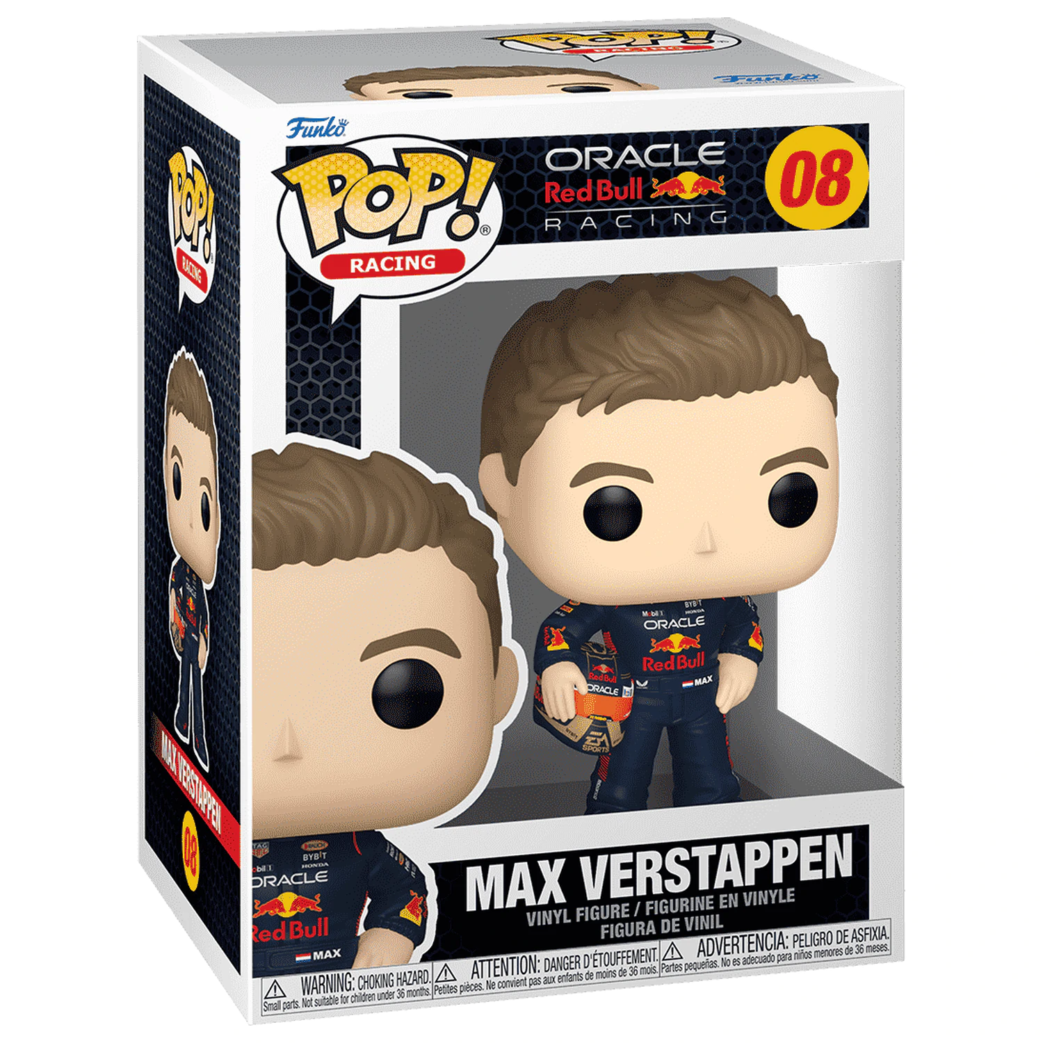 Formular 1 Funko POP! Racing Vinyl Figura Verstappen s čelado 9 cm fotografija izdelka