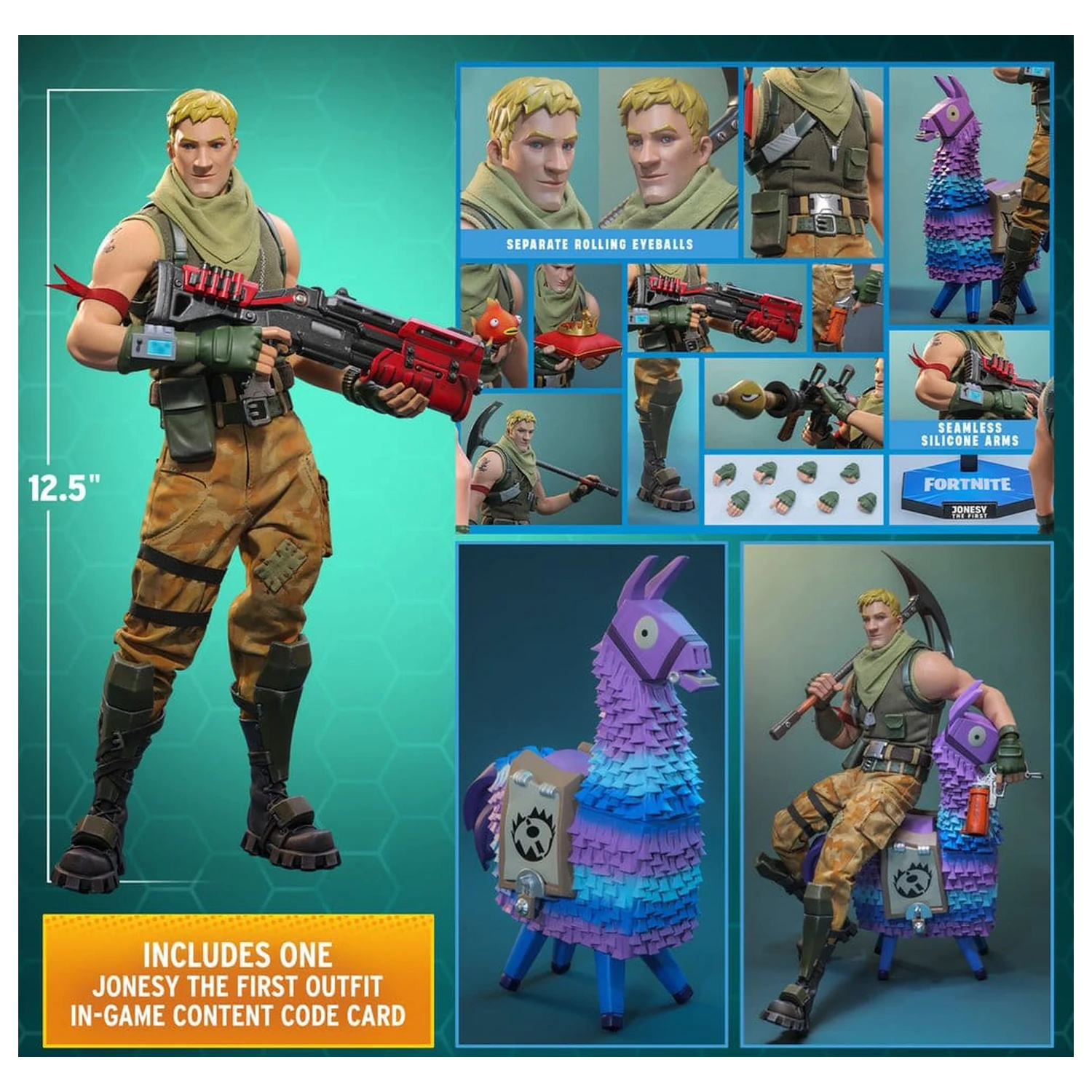 Fortnite akcijska figura 1/6 Jonesy The First 32 cm fotografija izdelka