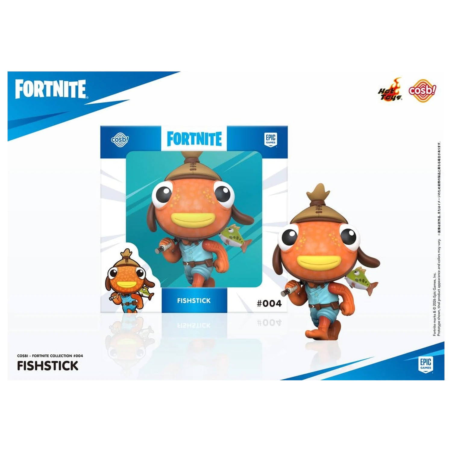 Fortnite Cosbi Mini Figura Fishstick 8 cm fotografija izdelka