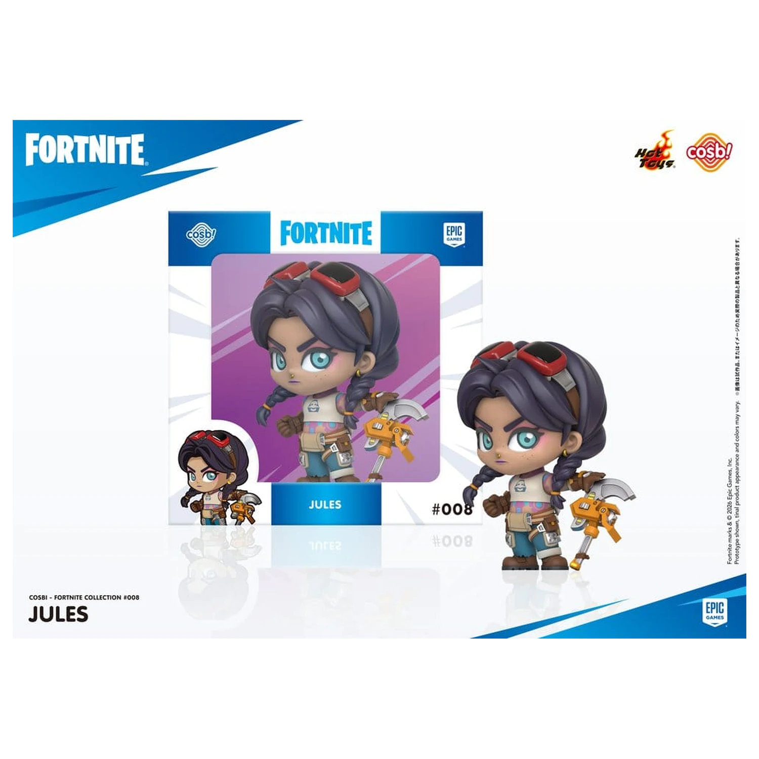Fortnite Cosbi Mini figura Jules 8 cm fotografija izdelka