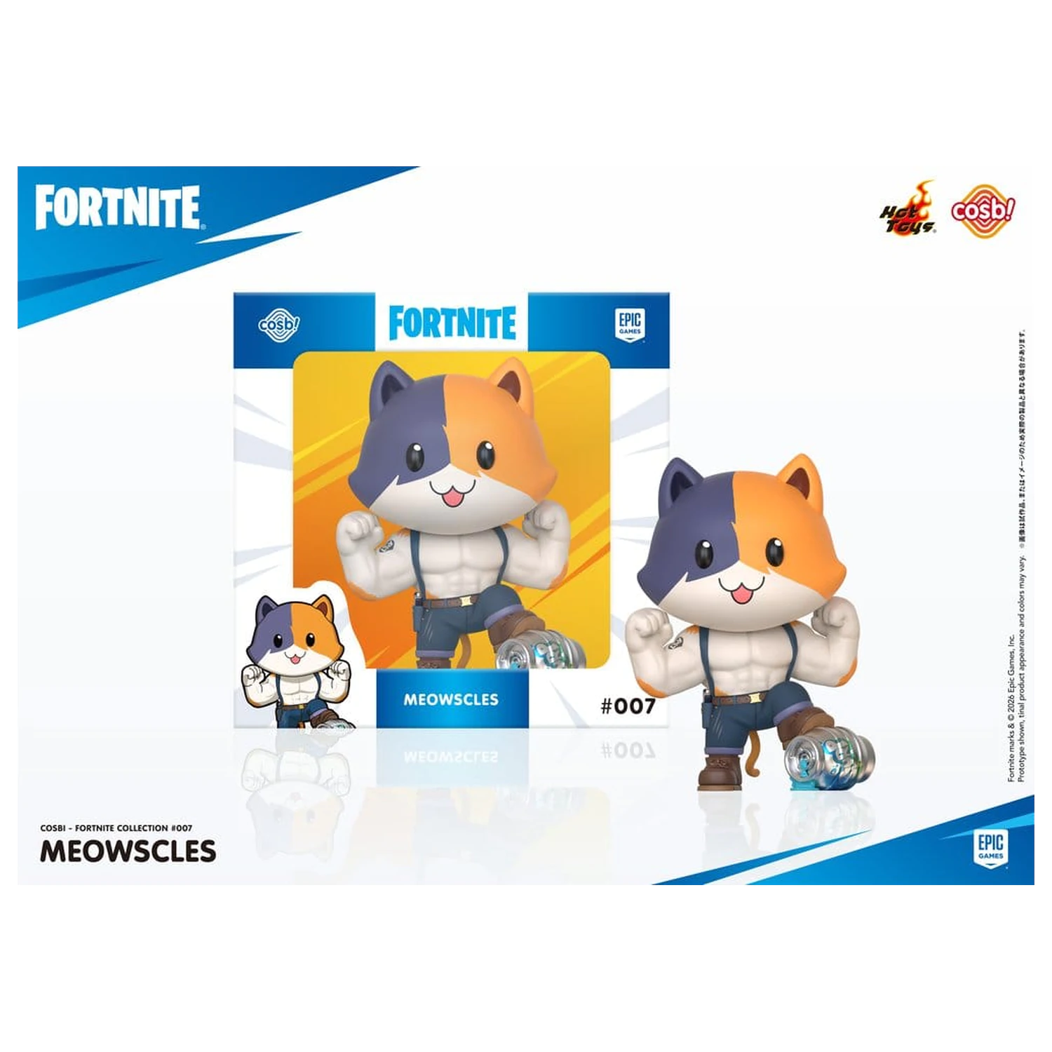 Fortnite Cosbi Mini figura Meowscles 8 cm fotografija izdelka