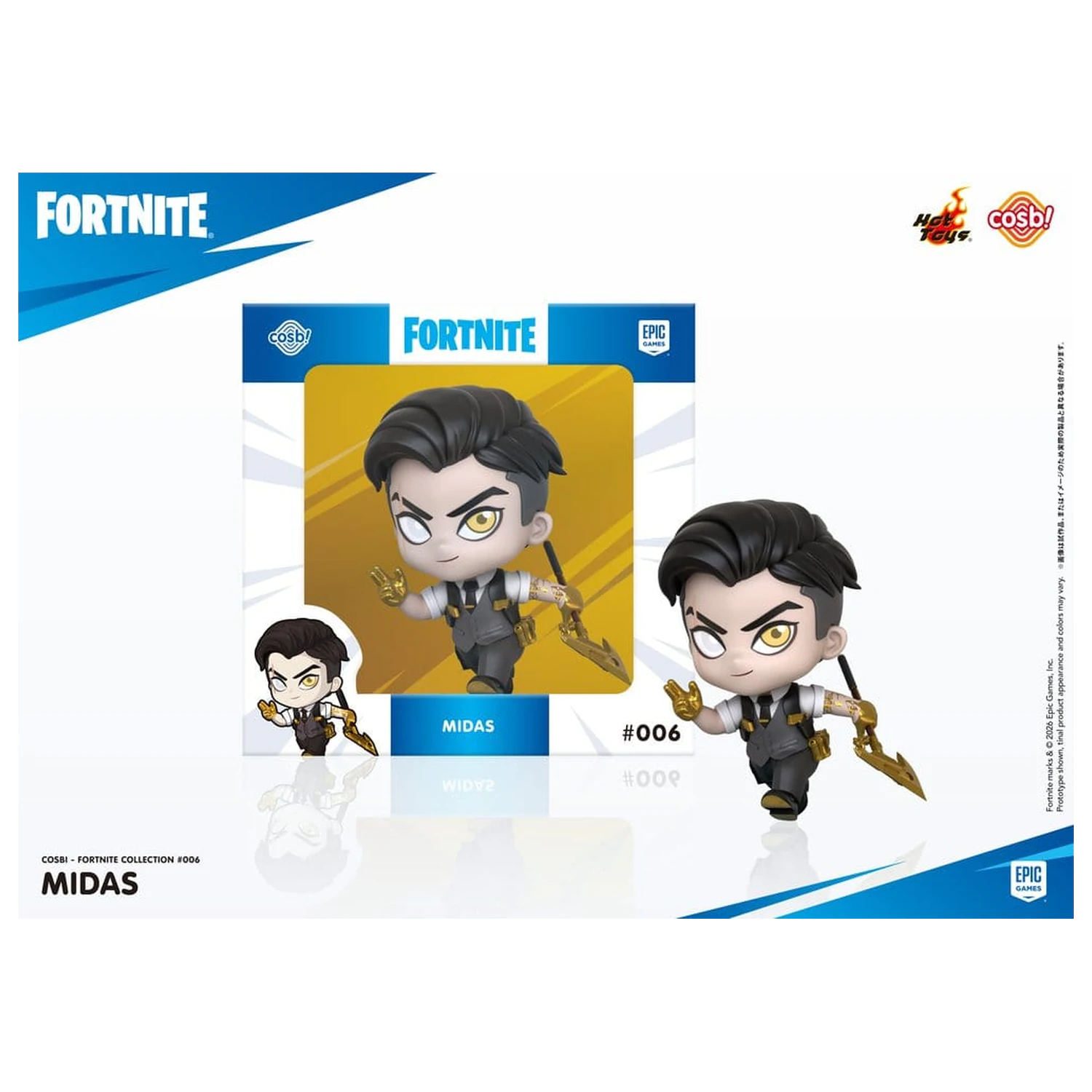Fortnite Cosbi Mini figura Midas 8 cm fotografija izdelka