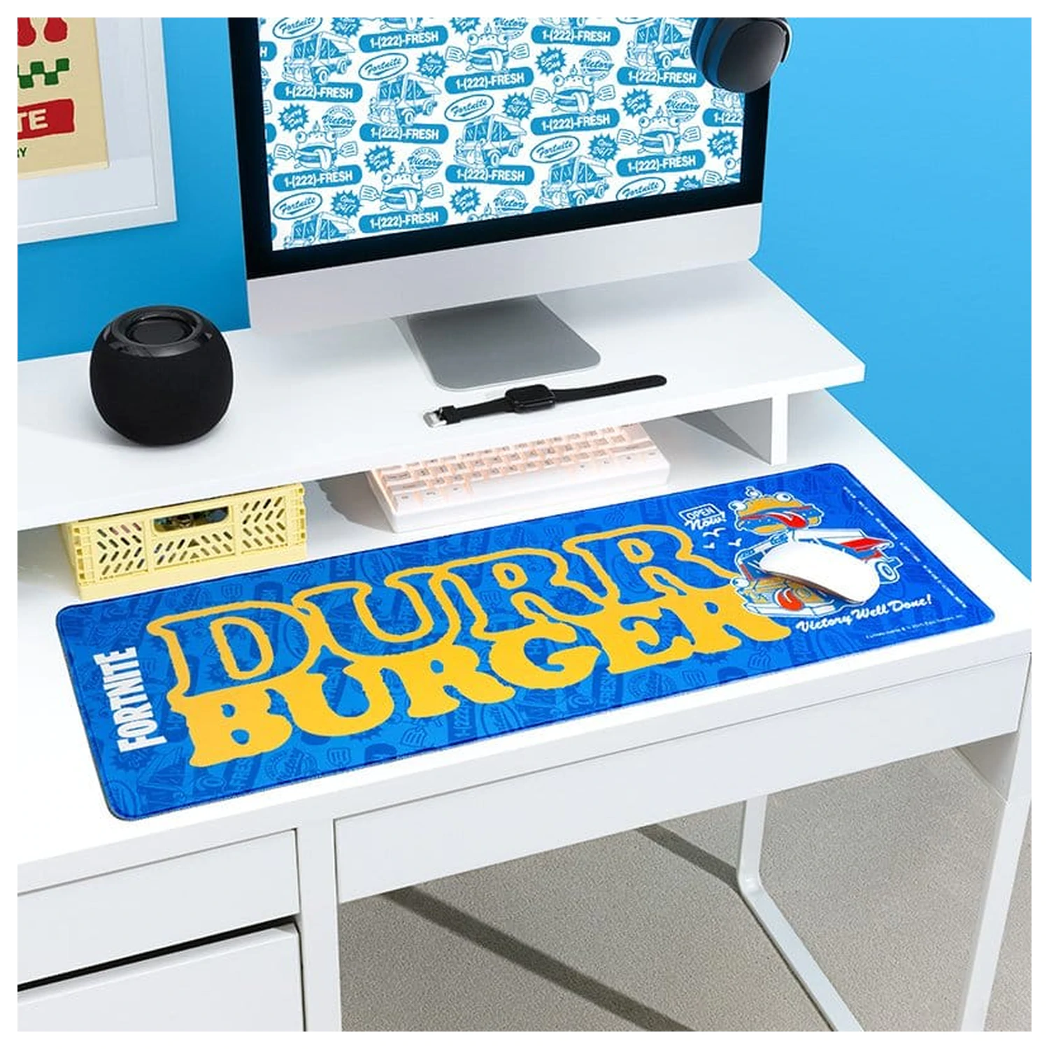 Podloga za miško Fortnite Durr Burger 81 x 30 cm fotografija izdelka