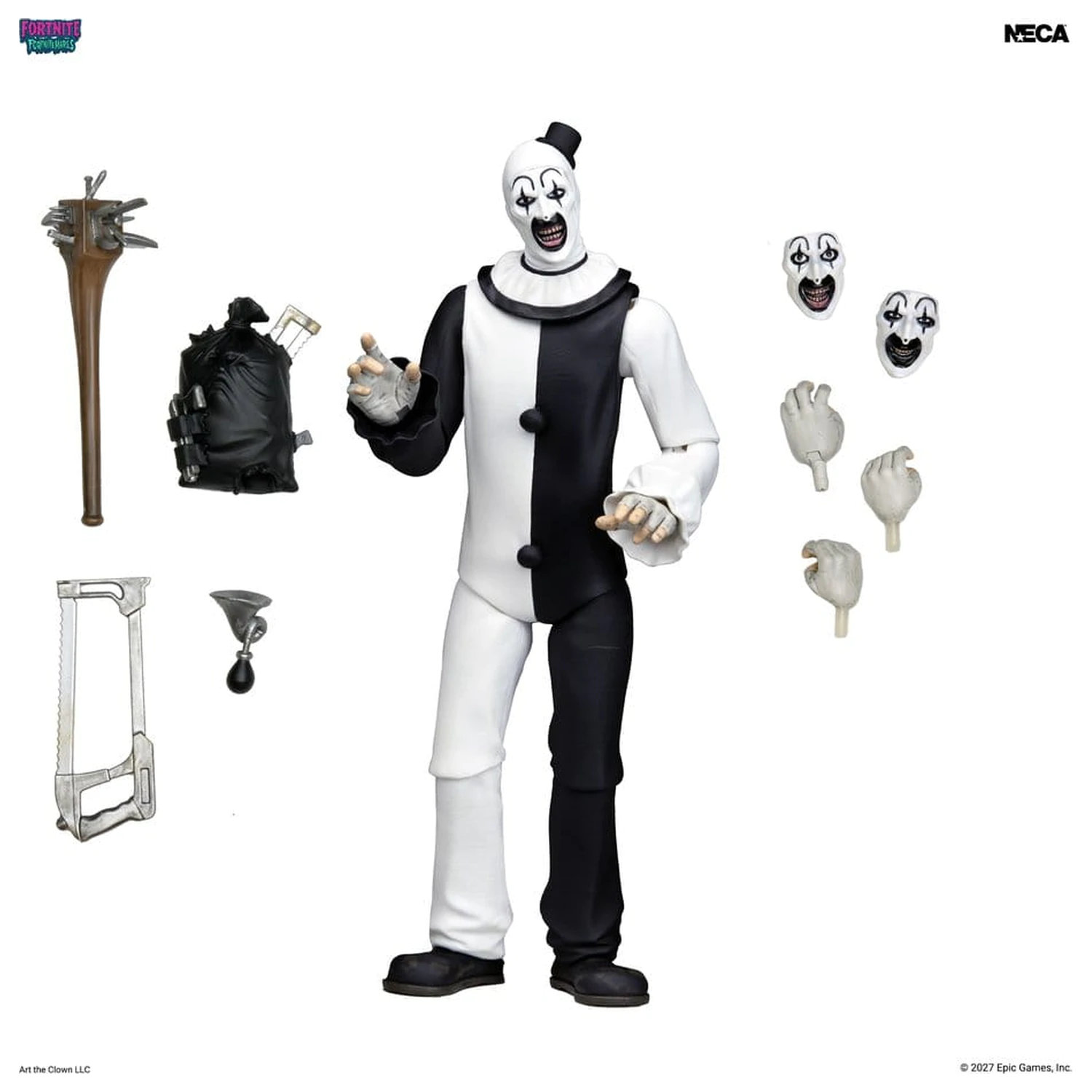 Fortnite: Fortnitemares akcijska figura Art the Clown 18 cm fotografija izdelka