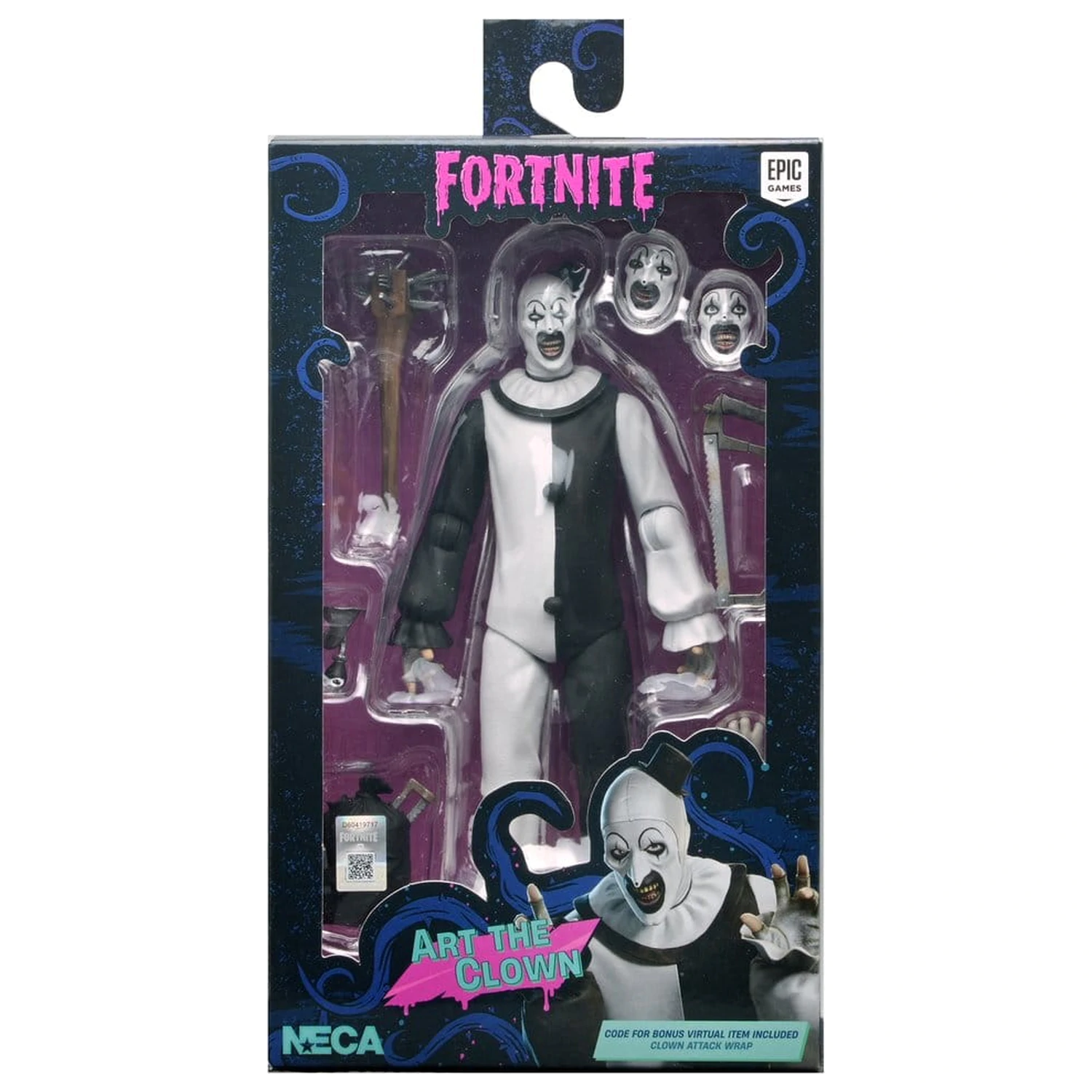 Fortnite: Fortnitemares akcijska figura Art the Clown 18 cm fotografija izdelka