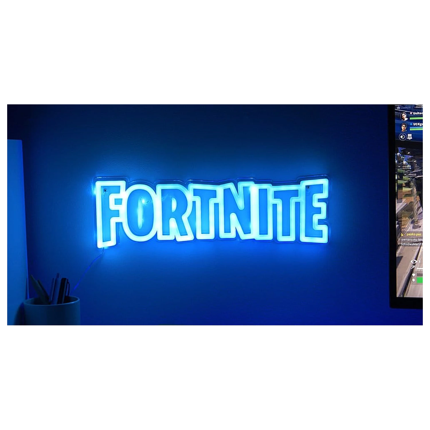 Fortnite stenska LED neon luč 40 cm fotografija izdelka