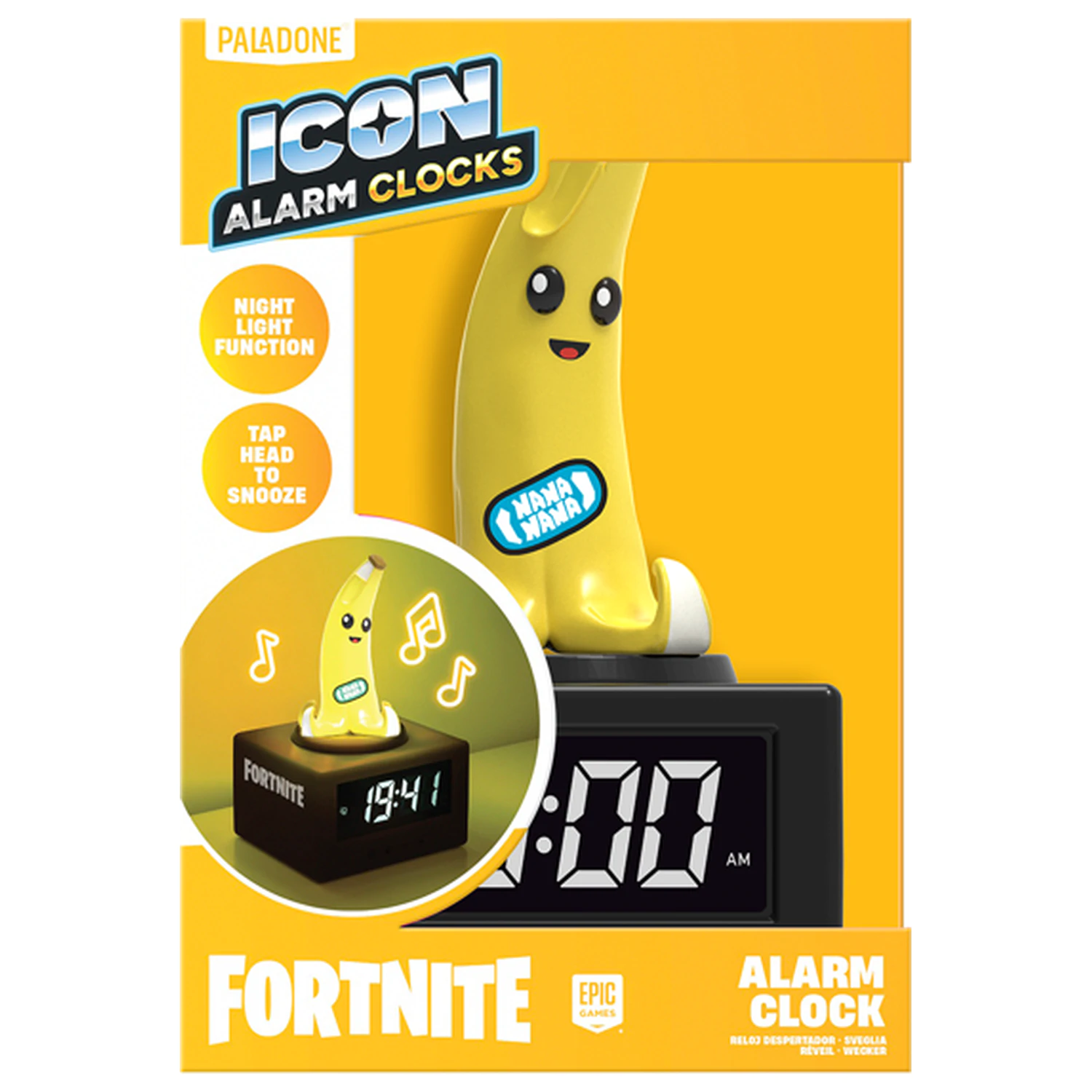 FORTNITE Peely budilka 16,5 cm fotografija izdelka