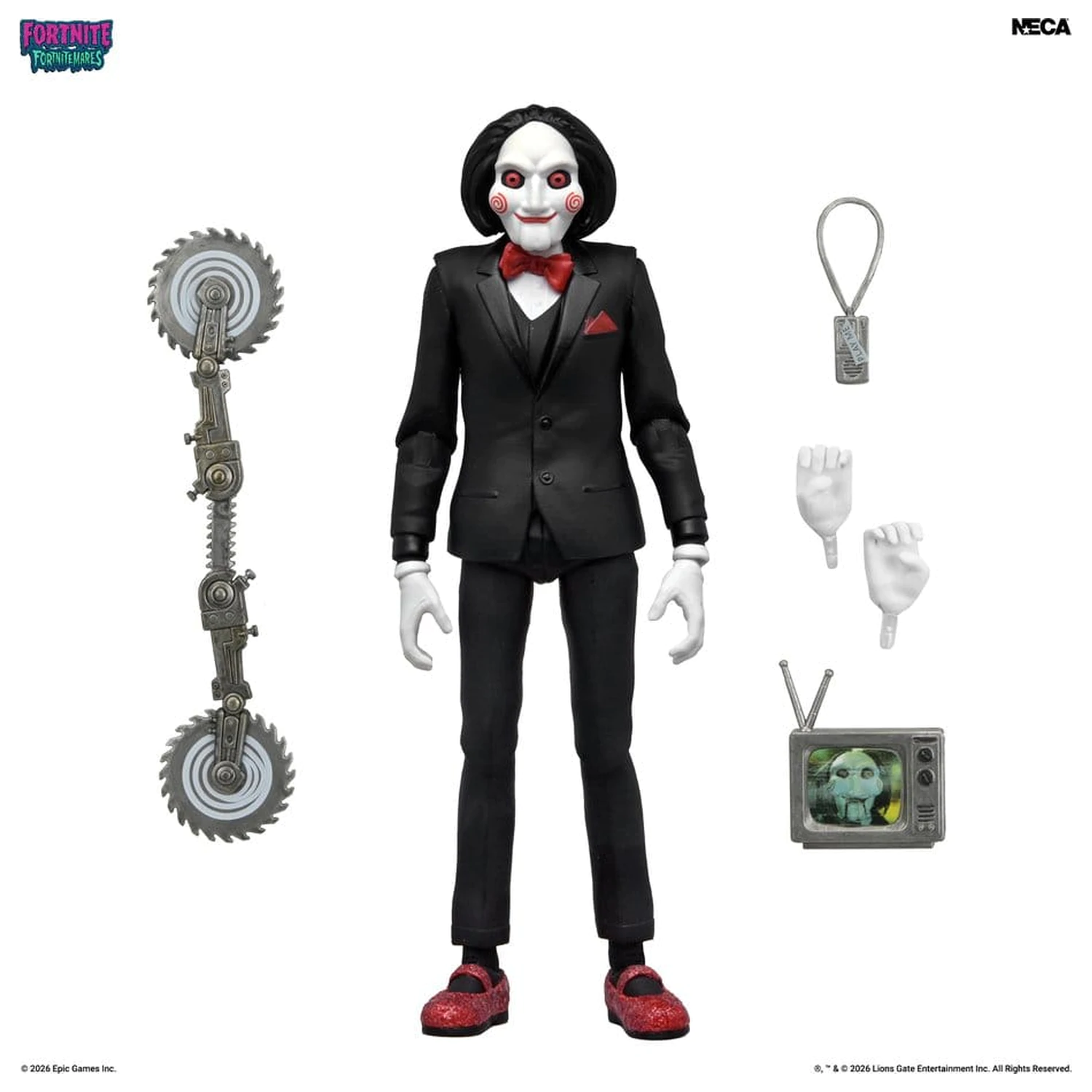 Fortnite/SAW Fortnitemares akcijska figura Billy the Puppet 18 cm fotografija izdelka