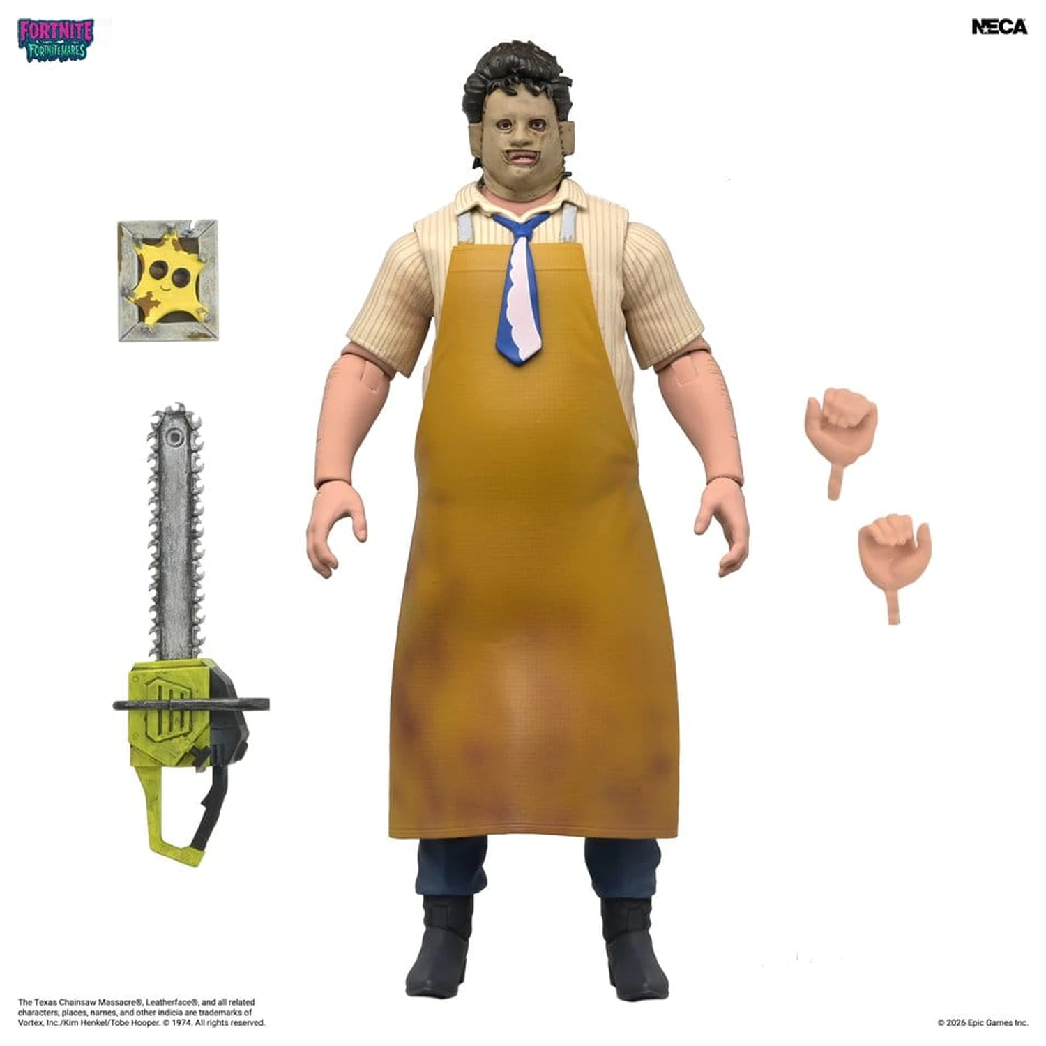 Fortnite/Texas Chainsaw Massacre Fortnitemares akcijska figura Leatherface 18 cm fotografija izdelka