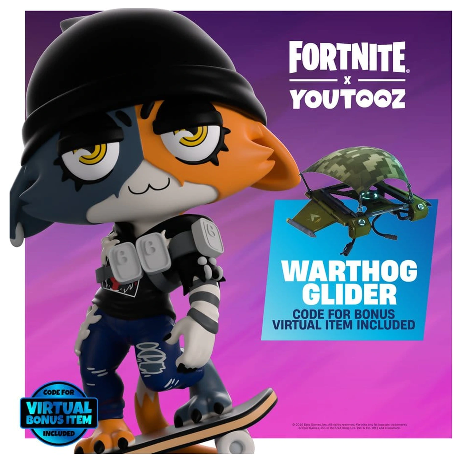 Fortnite vinilna figura Meow Skulls 13 cm fotografija izdelka