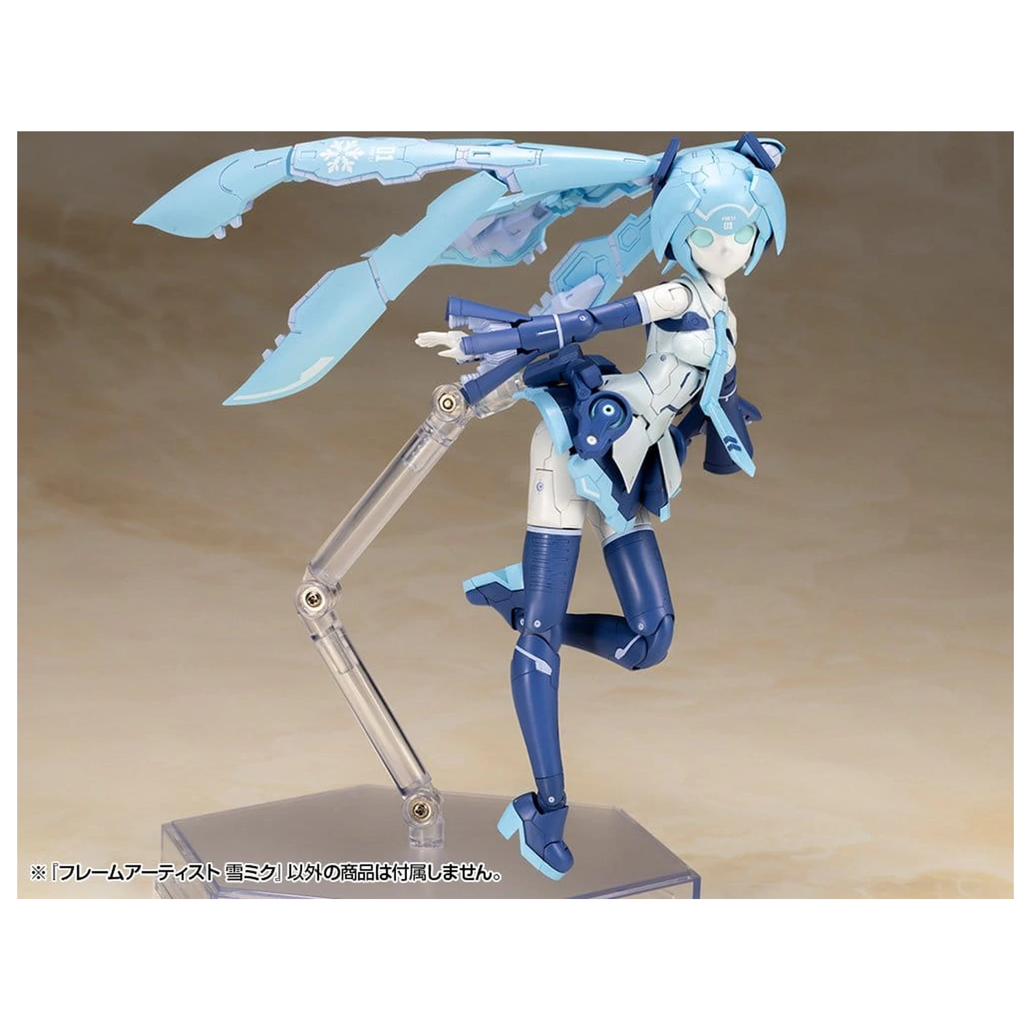 Frame Arms Komplet plastičnega modela 1/100 Frame Artist Snow Miku 16 cm fotografija izdelka