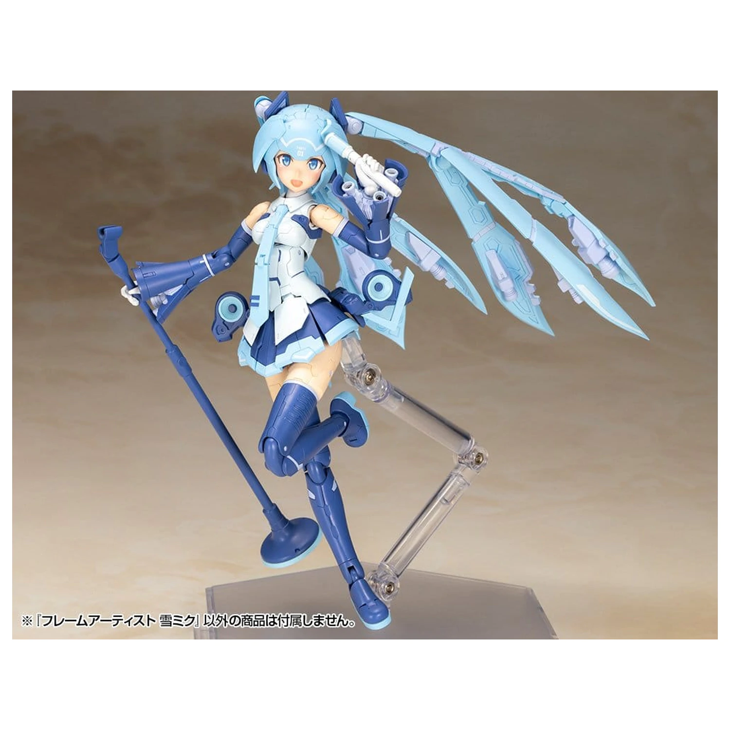Frame Arms Komplet plastičnega modela 1/100 Frame Artist Snow Miku 16 cm fotografija izdelka