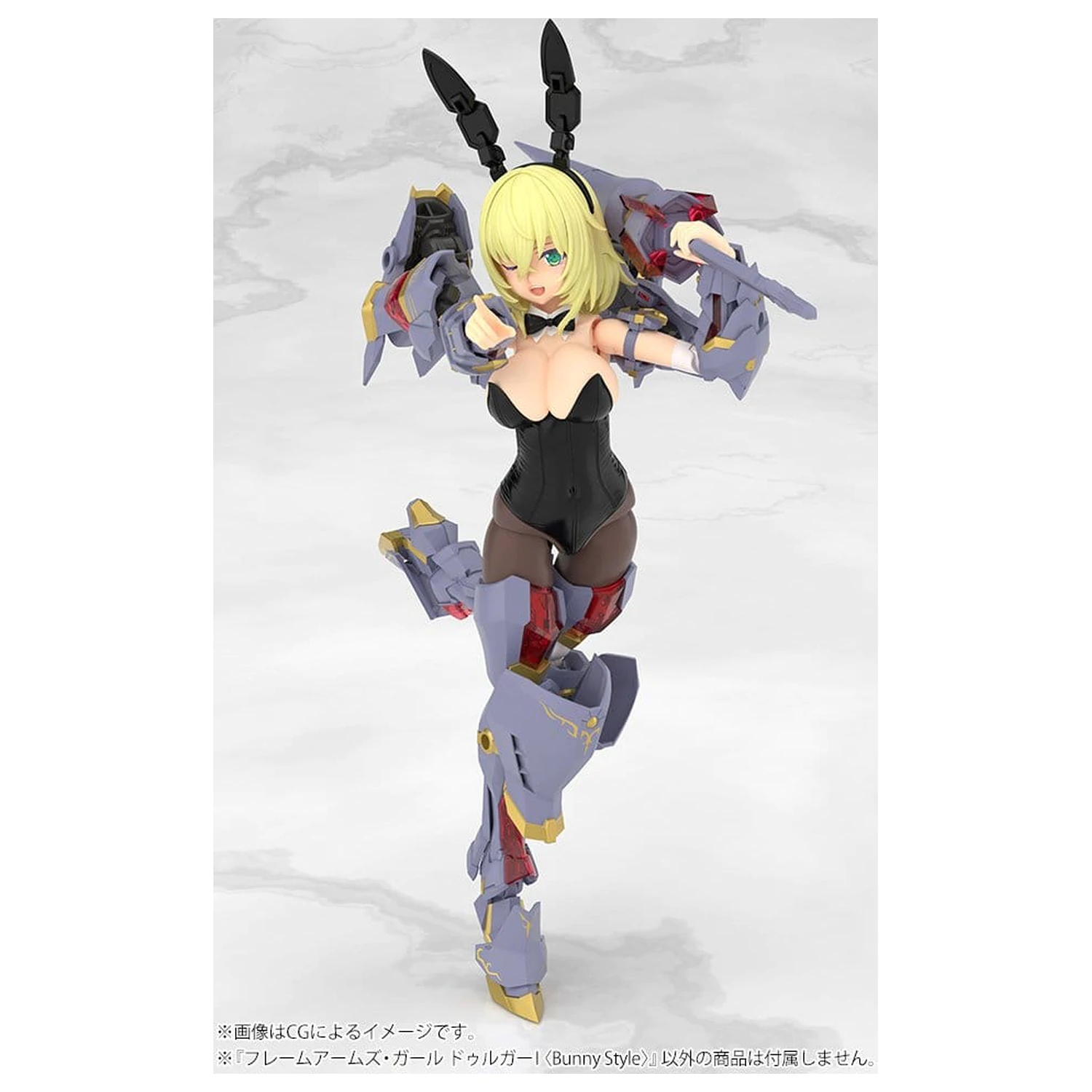 Frame Arms Girl plastični model Durga Bunny Style 18 cm fotografija izdelka