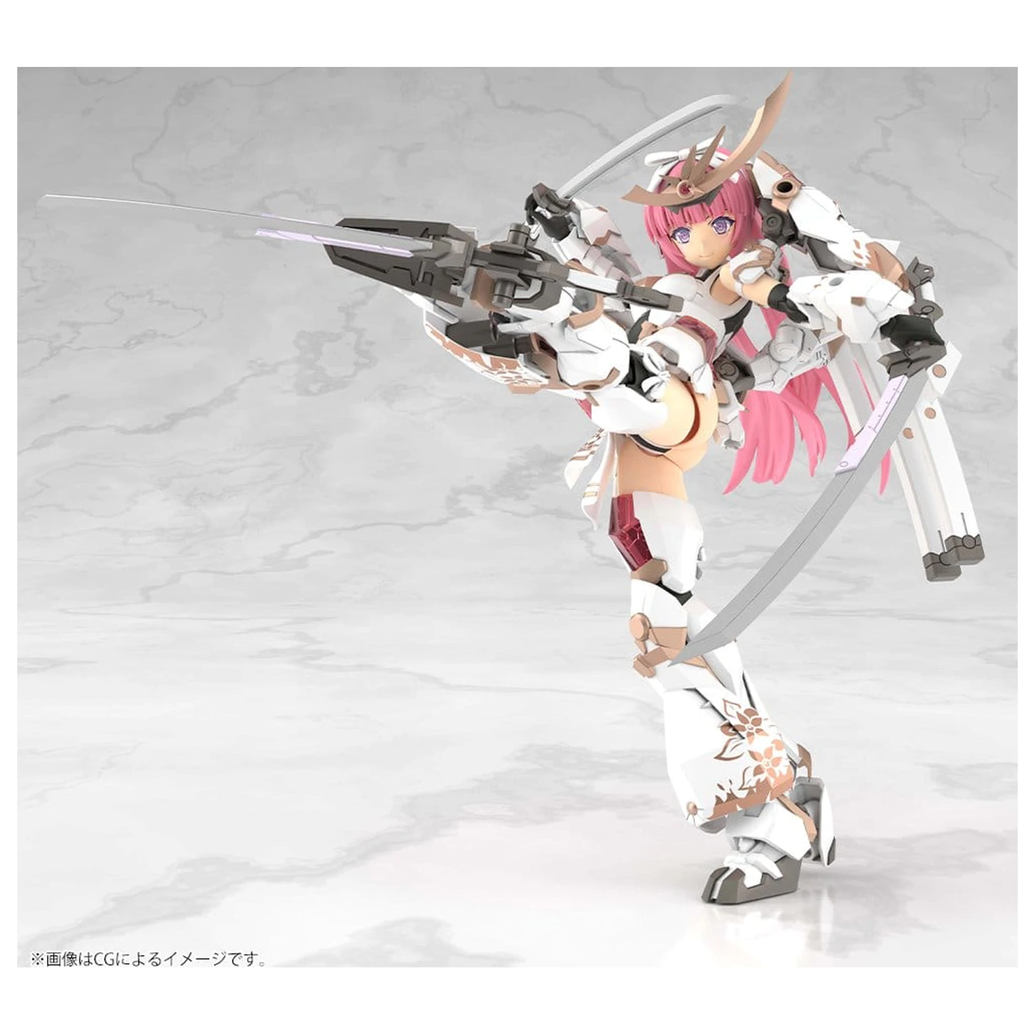 Frame Arms Girl Plastic Model Kit Grand Scale Magatsuki Kikka 25 cm fotografija izdelka