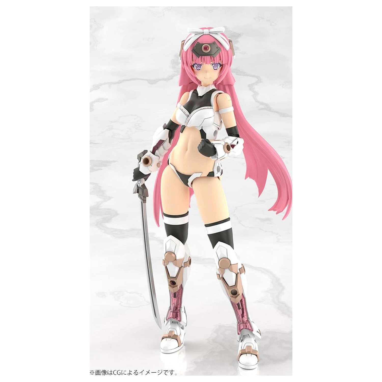 Frame Arms Girl Plastic Model Kit Grand Scale Magatsuki Kikka 25 cm fotografija izdelka