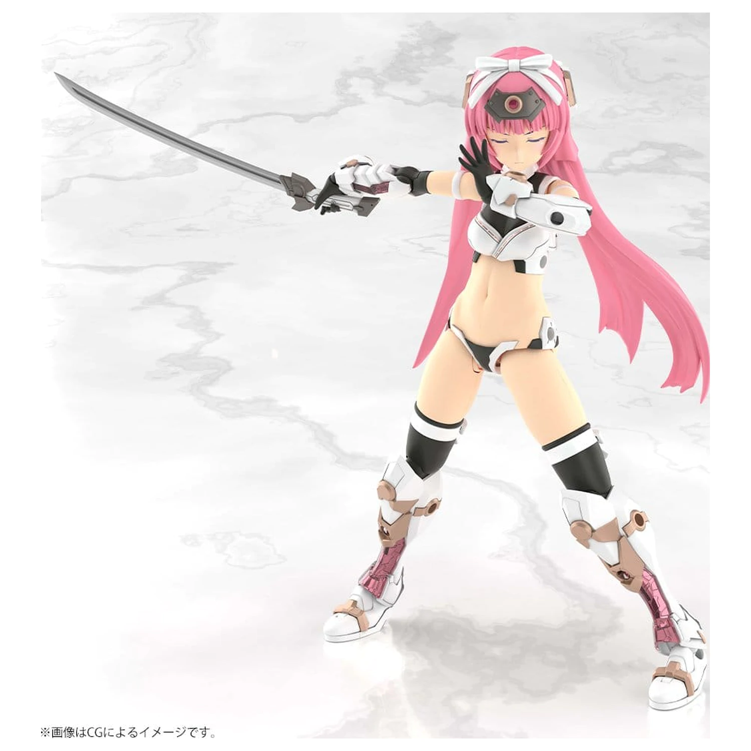 Frame Arms Girl Plastic Model Kit Grand Scale Magatsuki Kikka 25 cm fotografija izdelka