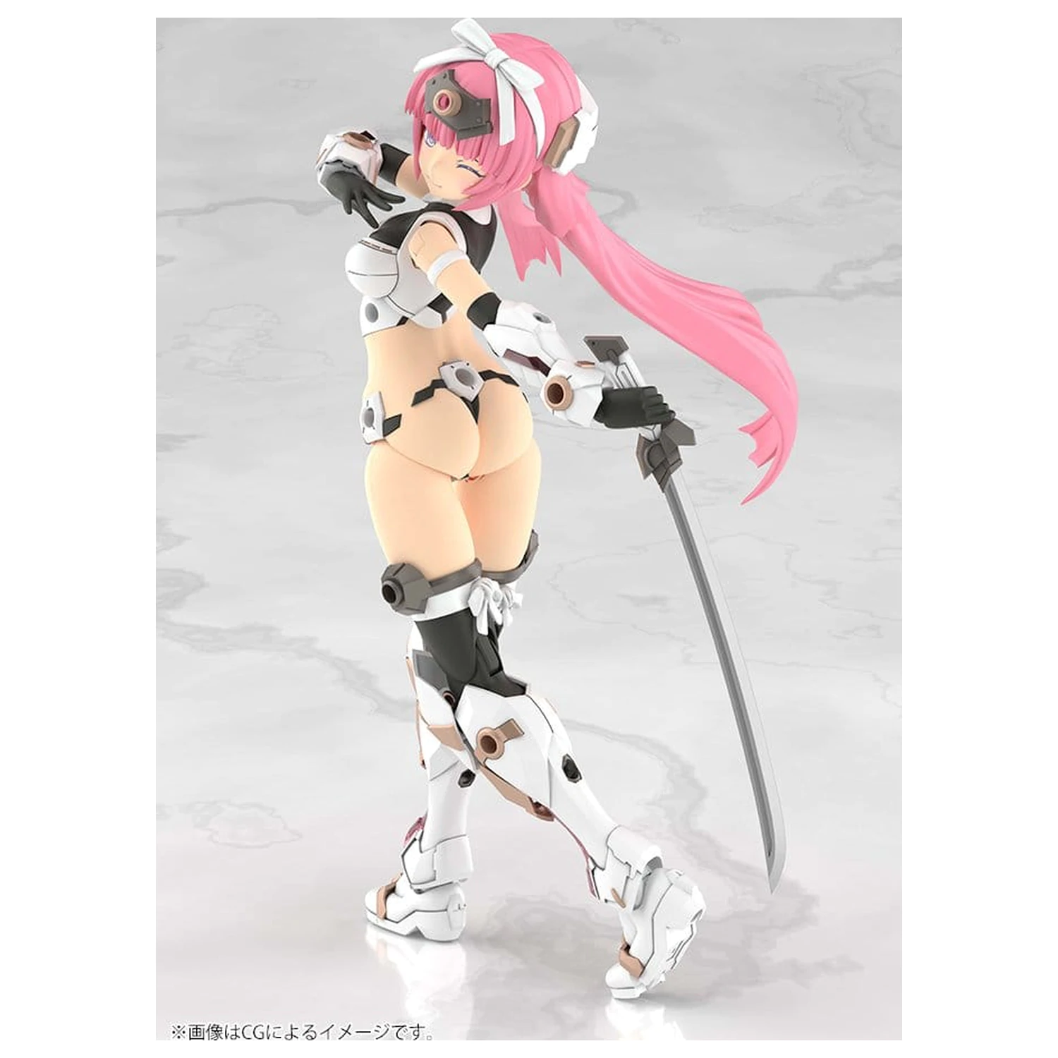 Frame Arms Girl Plastic Model Kit Grand Scale Magatsuki Kikka 25 cm fotografija izdelka