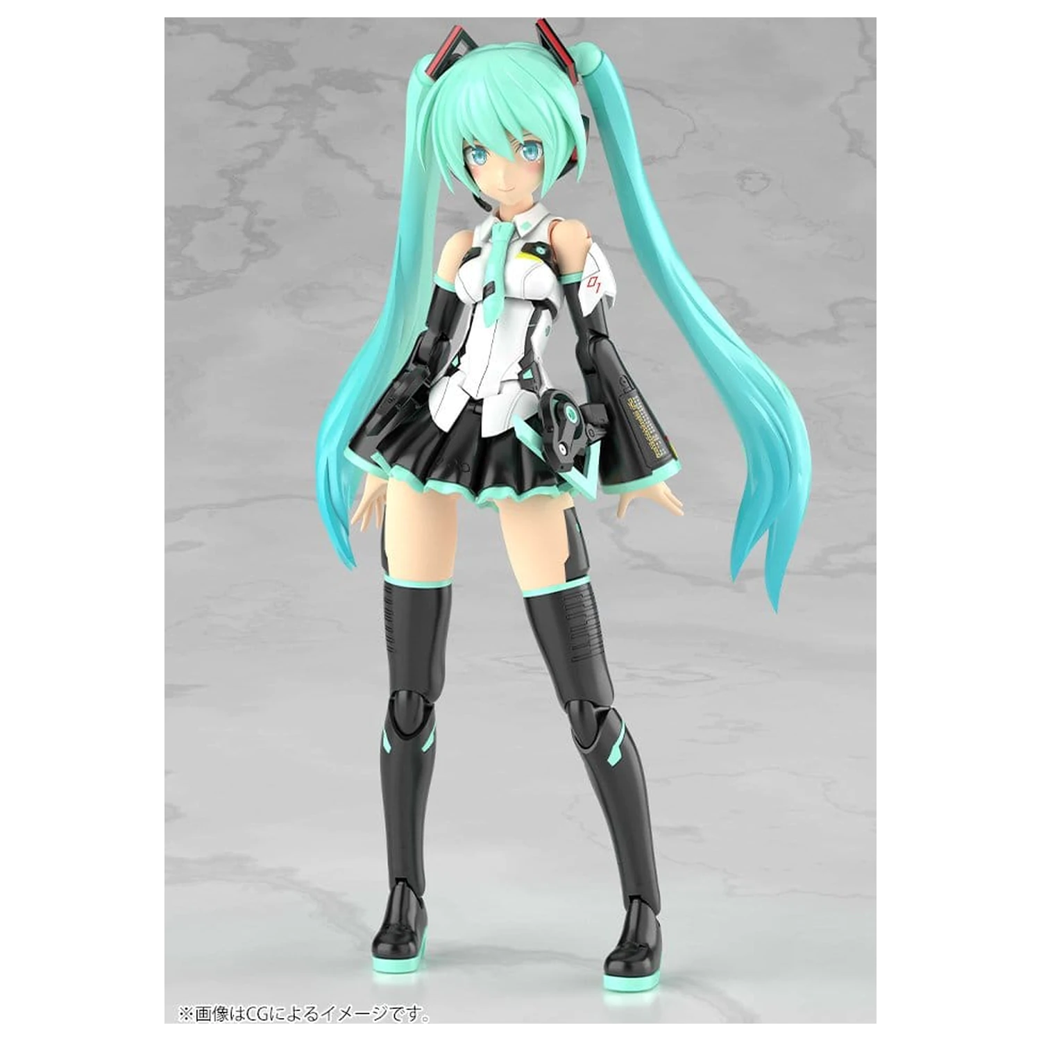 Frame Arms Girl Plastic Model Kit Grande Scale Frame Music Girl Hatsune Miku 25 cm fotografija izdelka