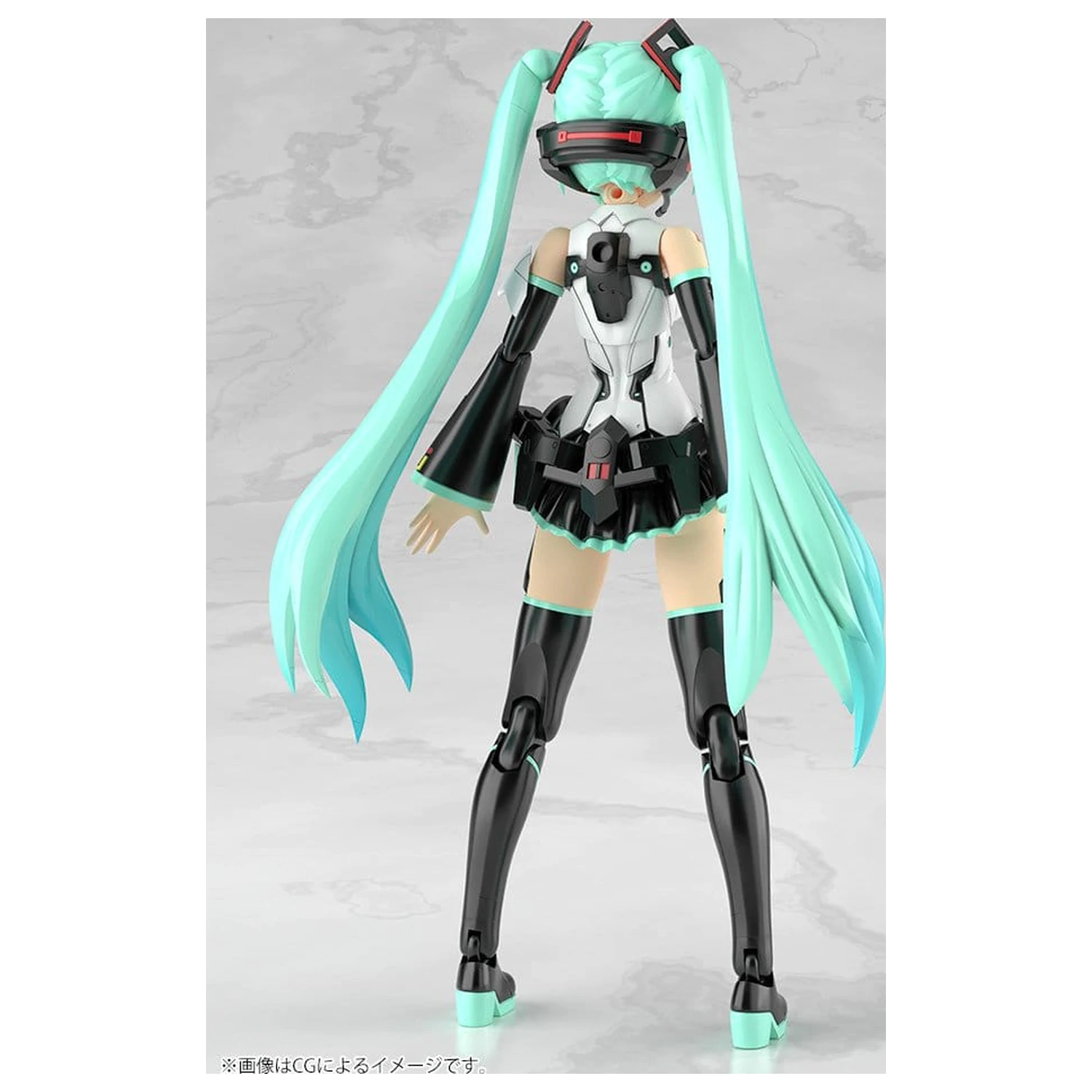 Frame Arms Girl Plastic Model Kit Grande Scale Frame Music Girl Hatsune Miku 25 cm fotografija izdelka