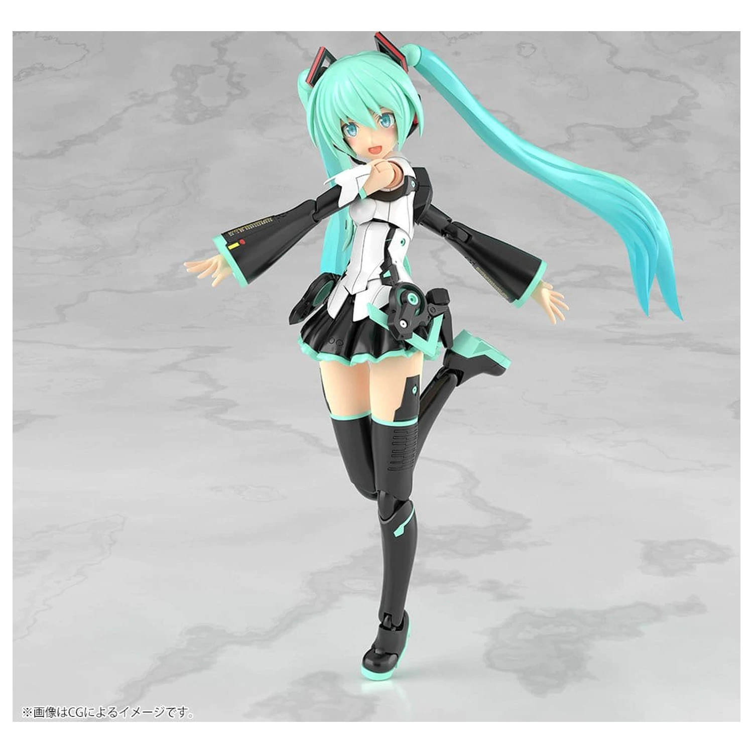 Frame Arms Girl Plastic Model Kit Grande Scale Frame Music Girl Hatsune Miku 25 cm fotografija izdelka