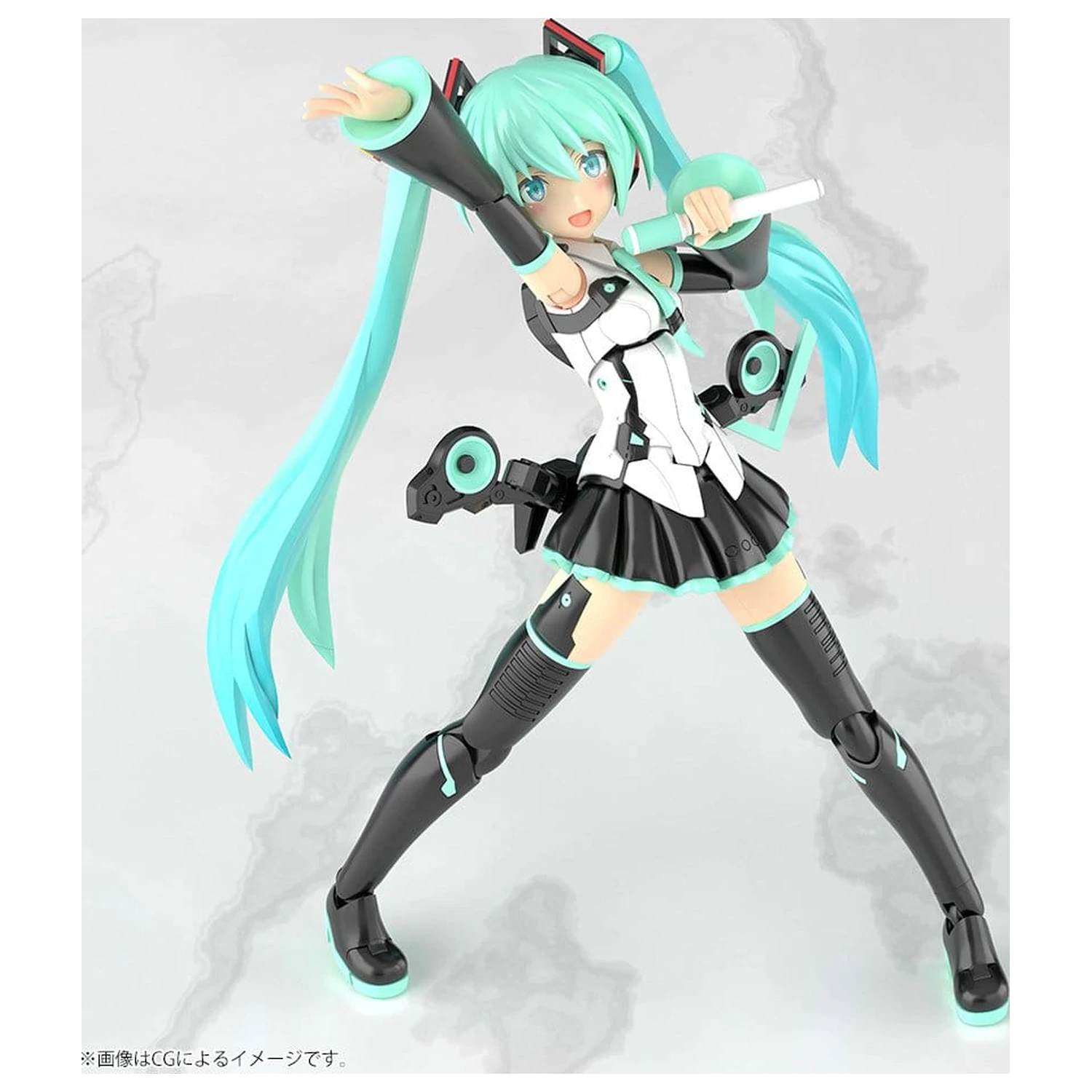 Frame Arms Girl Plastic Model Kit Grande Scale Frame Music Girl Hatsune Miku 25 cm fotografija izdelka