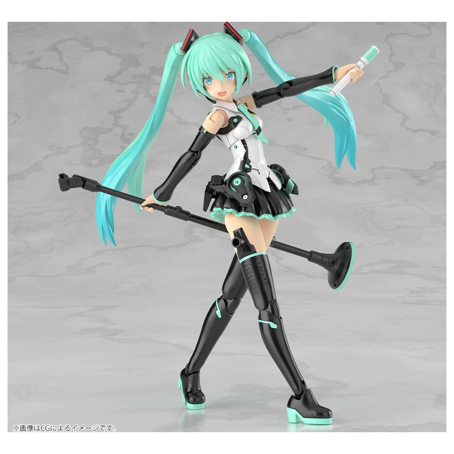 Frame Arms Girl Plastic Model Kit Grande Scale Frame Music Girl Hatsune Miku 25 cm fotografija izdelka