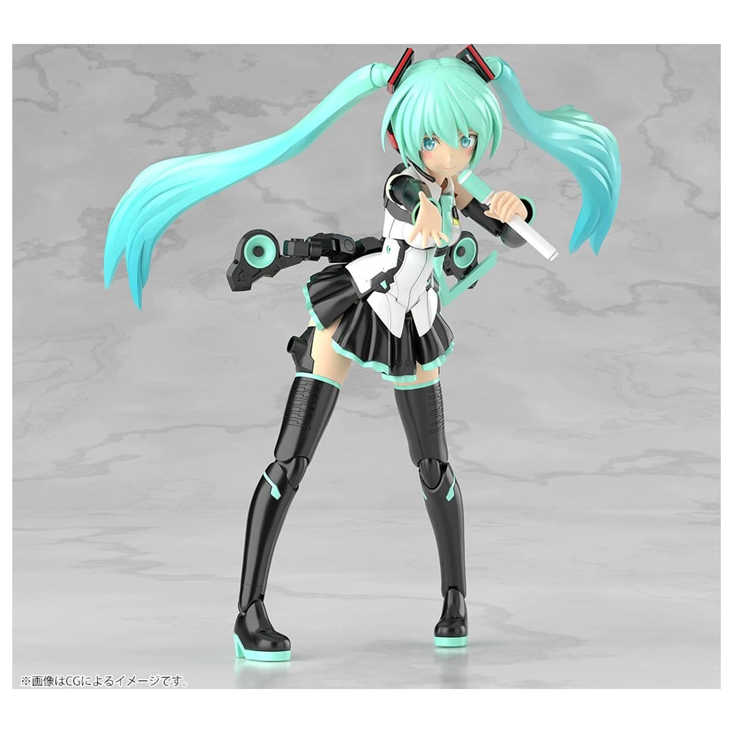 Frame Arms Girl Plastic Model Kit Grande Scale Frame Music Girl Hatsune Miku 25 cm fotografija izdelka