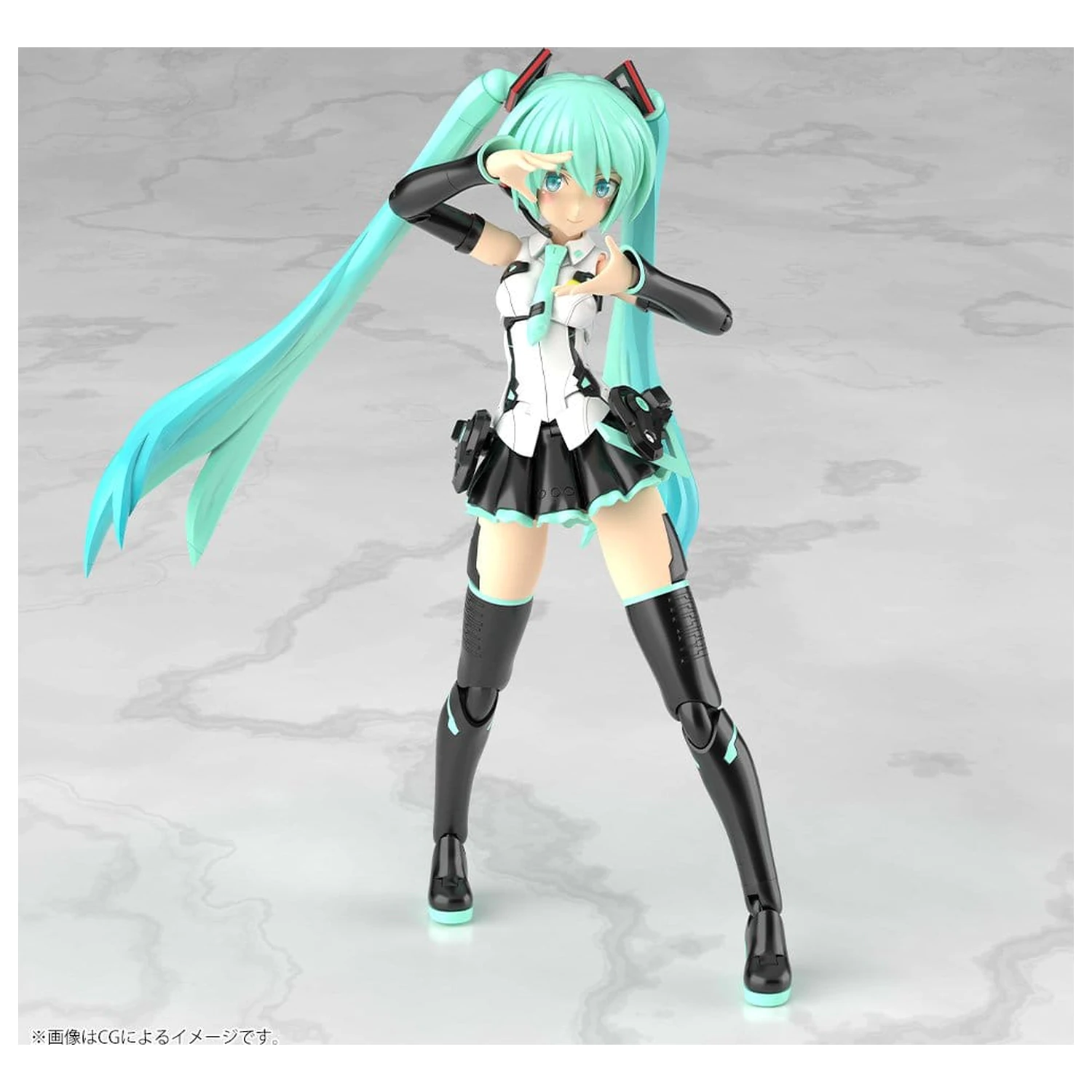 Frame Arms Girl Plastic Model Kit Grande Scale Frame Music Girl Hatsune Miku 25 cm fotografija izdelka