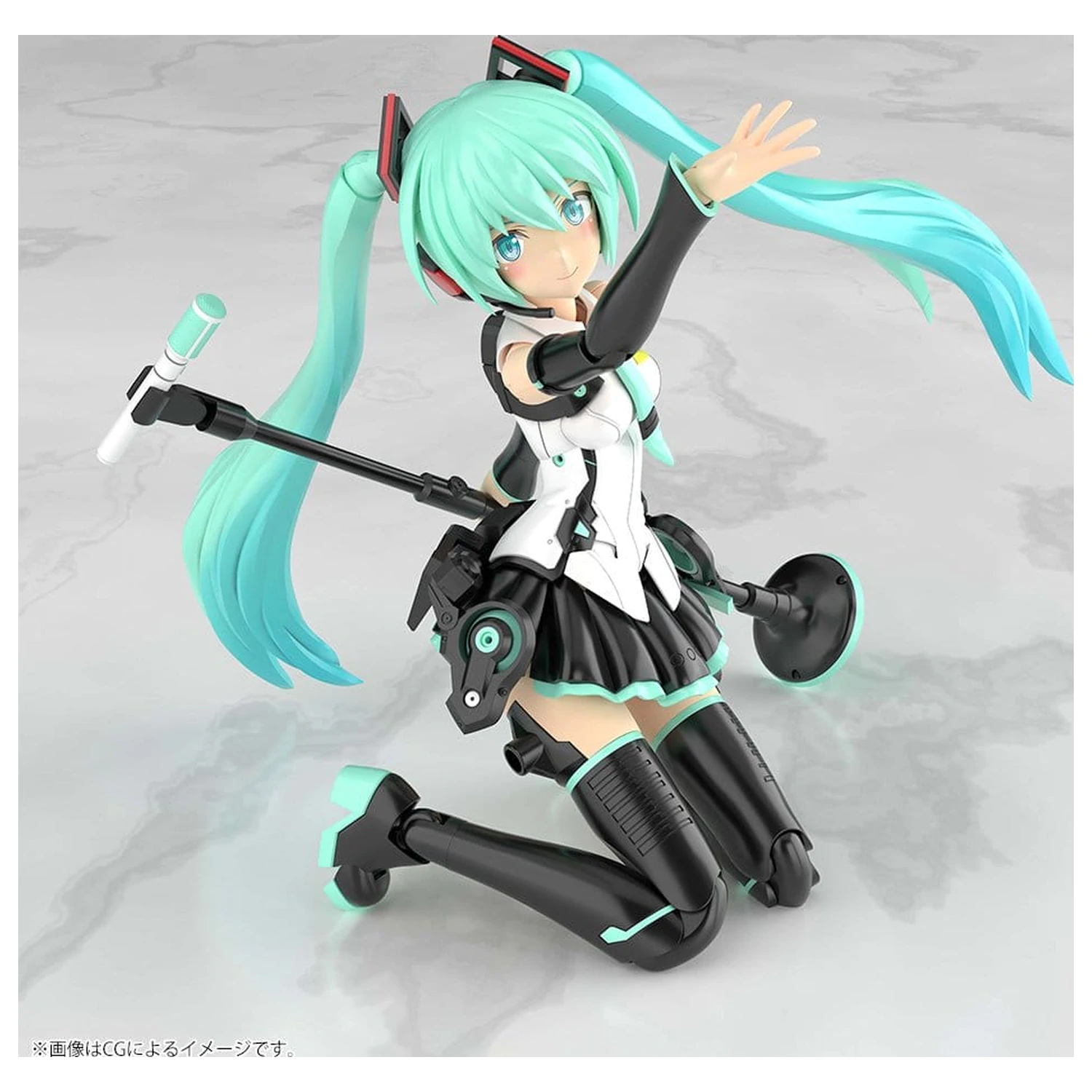 Frame Arms Girl Plastic Model Kit Grande Scale Frame Music Girl Hatsune Miku 25 cm fotografija izdelka