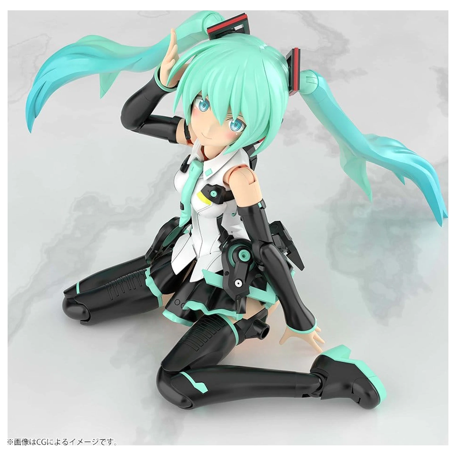 Frame Arms Girl Plastic Model Kit Grande Scale Frame Music Girl Hatsune Miku 25 cm fotografija izdelka
