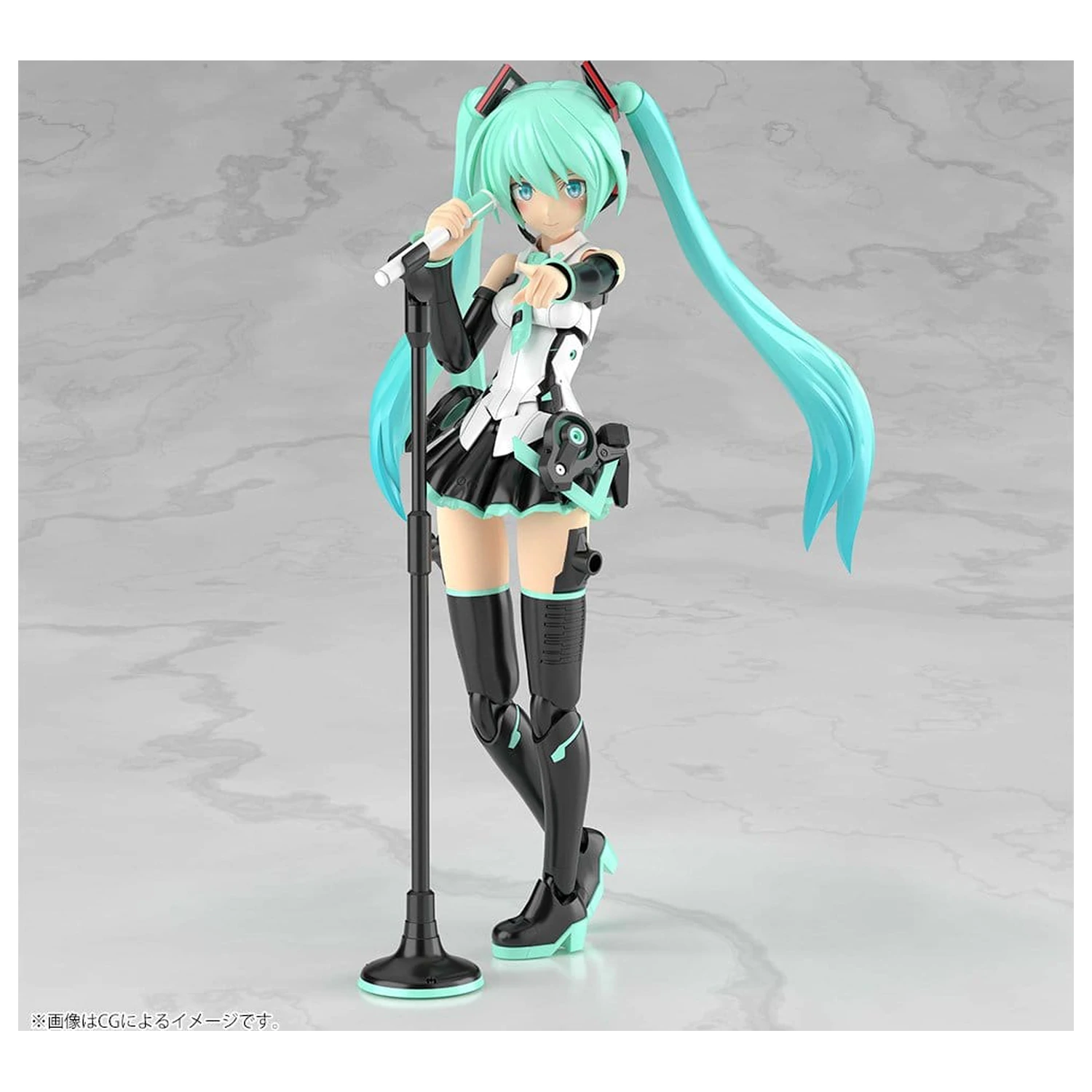 Frame Arms Girl Plastic Model Kit Grande Scale Frame Music Girl Hatsune Miku 25 cm fotografija izdelka