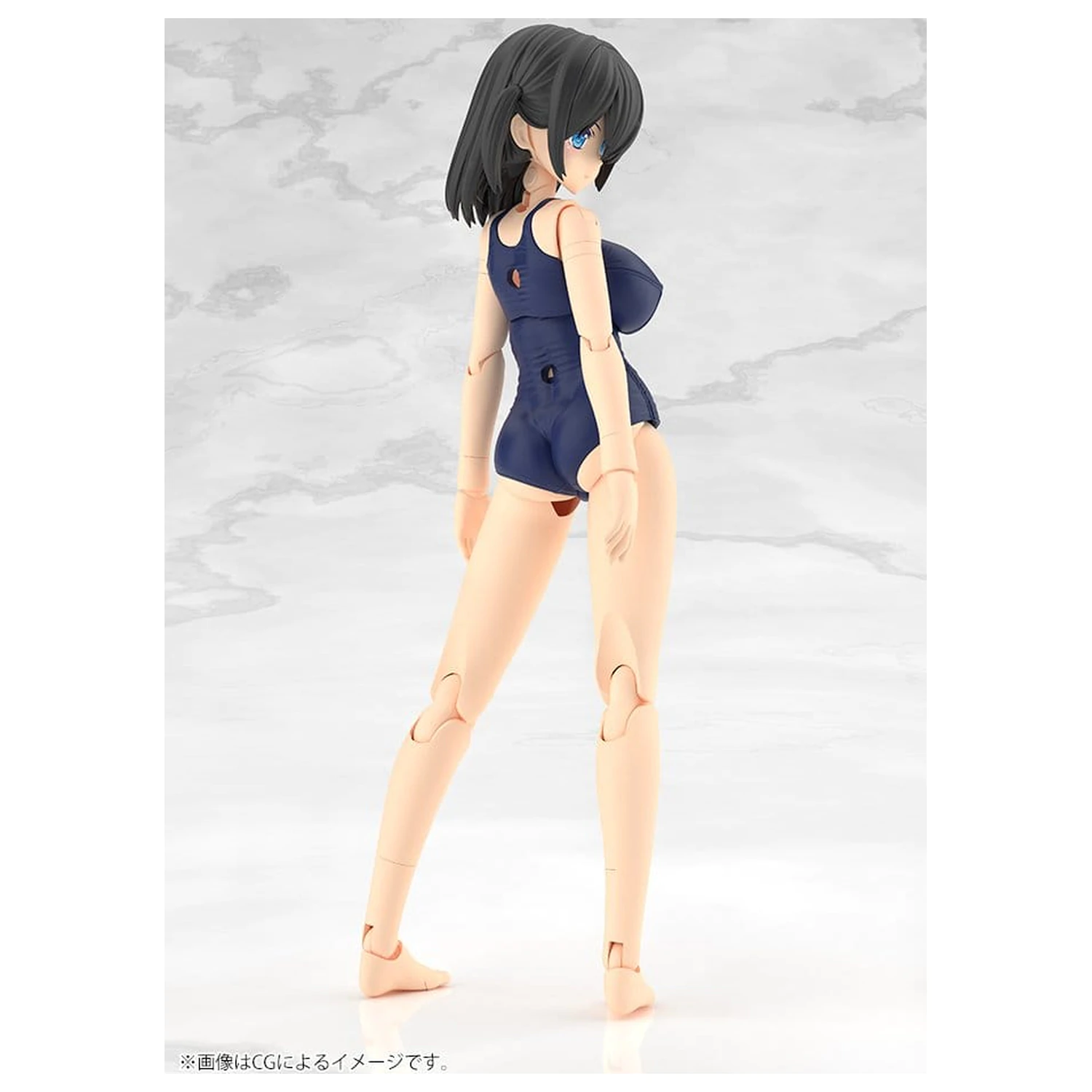 Frame Arms Girl Plastični model Mizuki School Swimsuits Ver. 16 cm fotografija izdelka