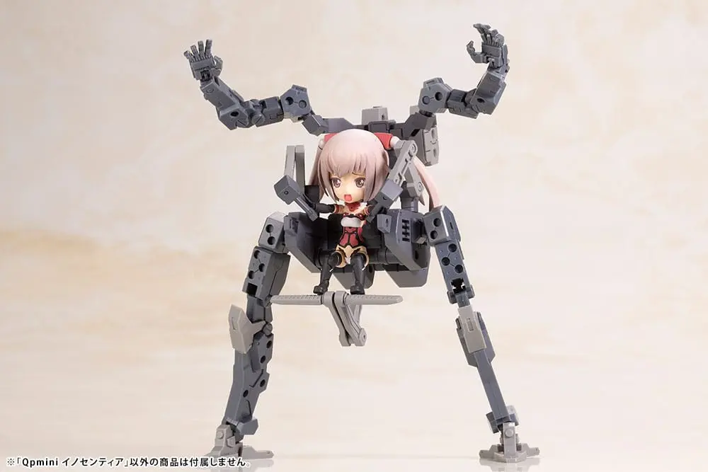 Frame Arms Girl Qpmini Plastični Model Komplet Innocentia 7 cm fotografija izdelka