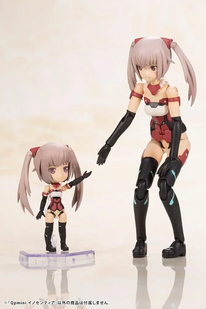 Frame Arms Girl Qpmini Plastični Model Komplet Innocentia 7 cm fotografija izdelka