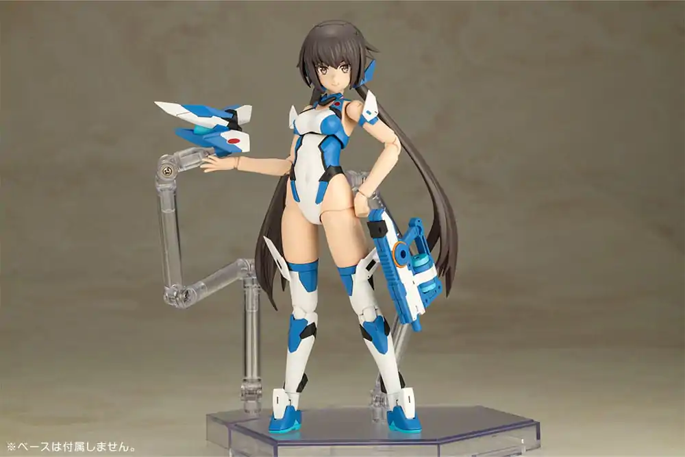Frame Arms Girl Plastični modelni komplet Stylet Swimsuit Blue Impulse Color Ver. 16 cm fotografija izdelka