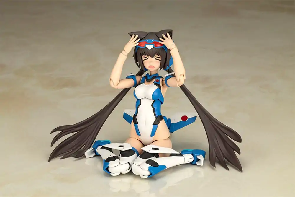 Frame Arms Girl Plastični modelni komplet Stylet Swimsuit Blue Impulse Color Ver. 16 cm fotografija izdelka