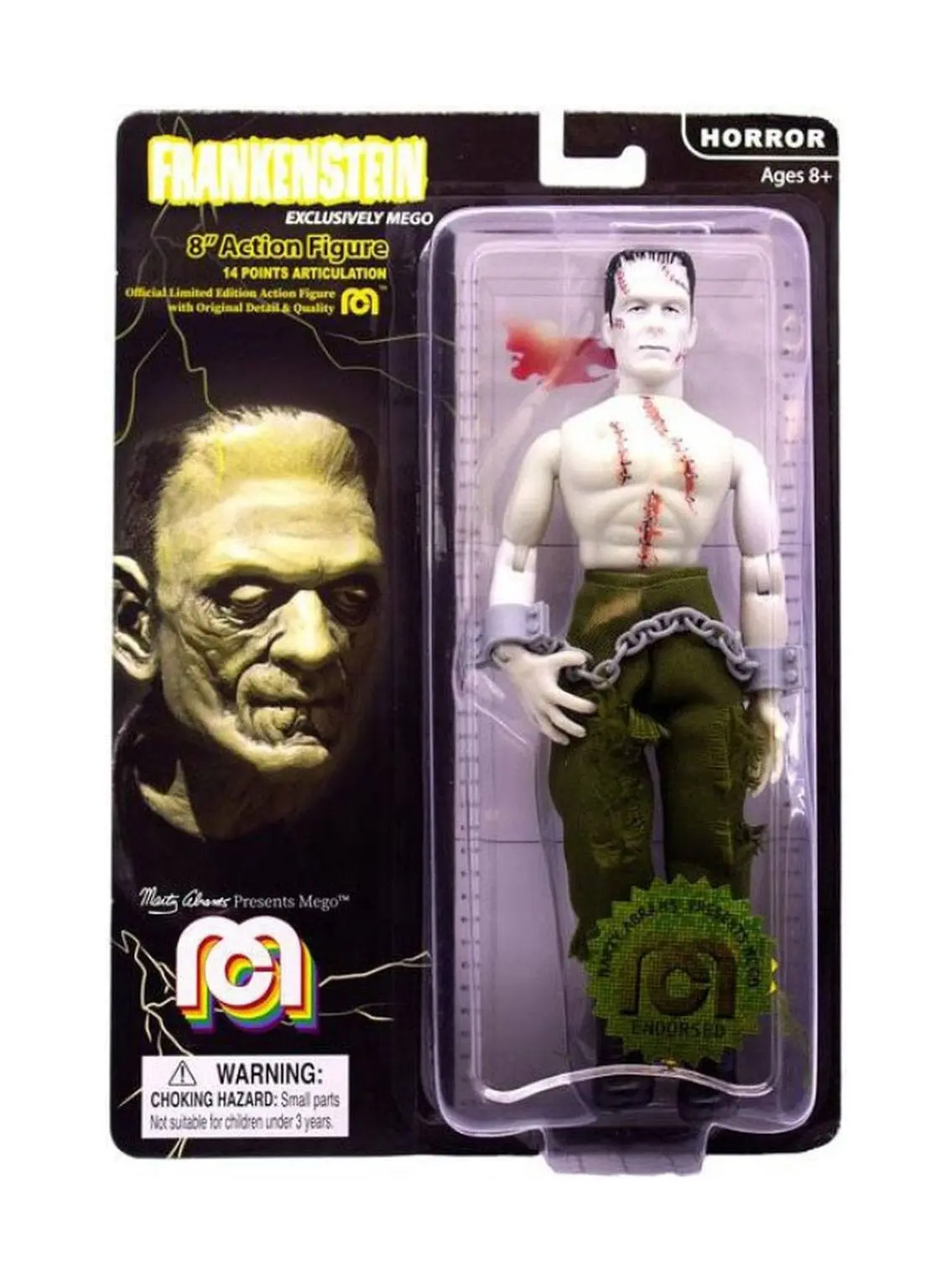 Akcijska figura Frankenstein Frankenstein z golimi prsmi 20 cm fotografija izdelka