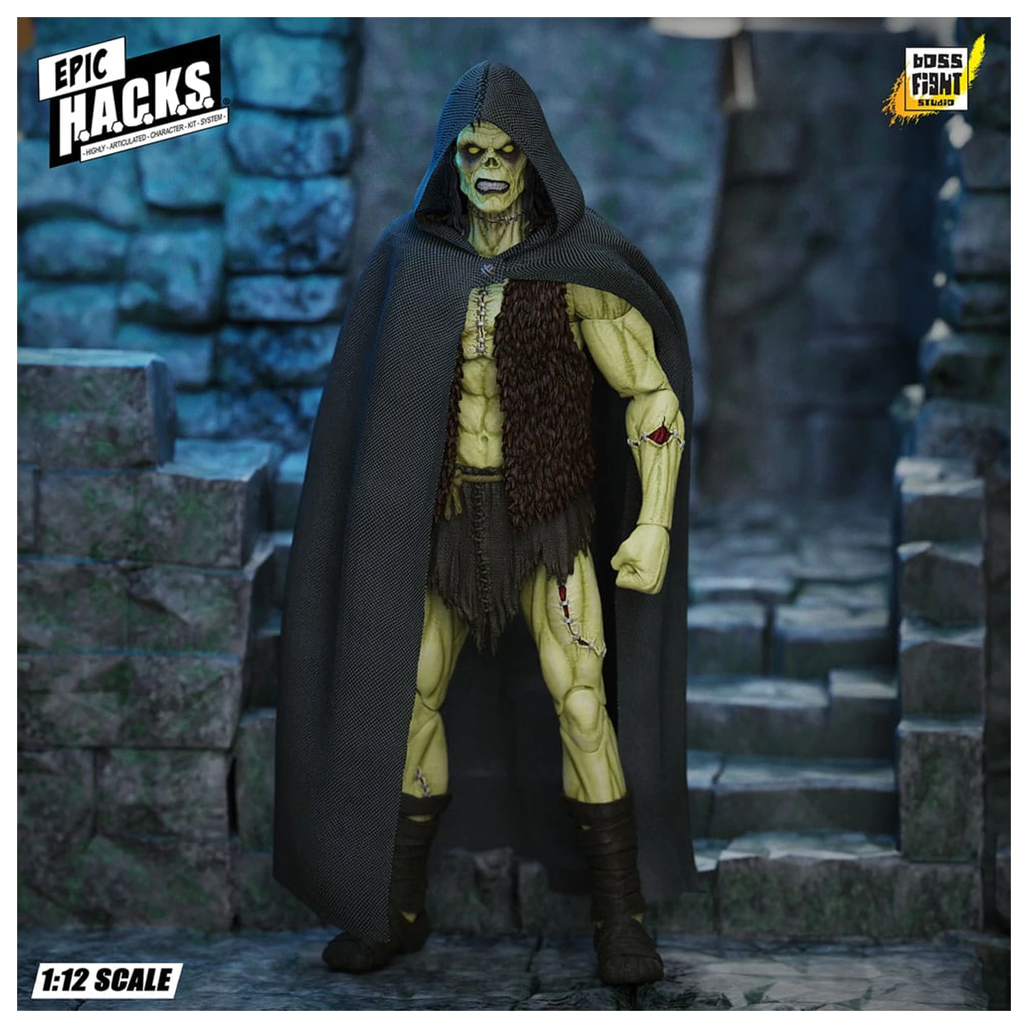 Frankenstein's Monster Epic H.A.C.K.S. akcijska figura 1/12 Undead Creature 19 cm fotografija izdelka