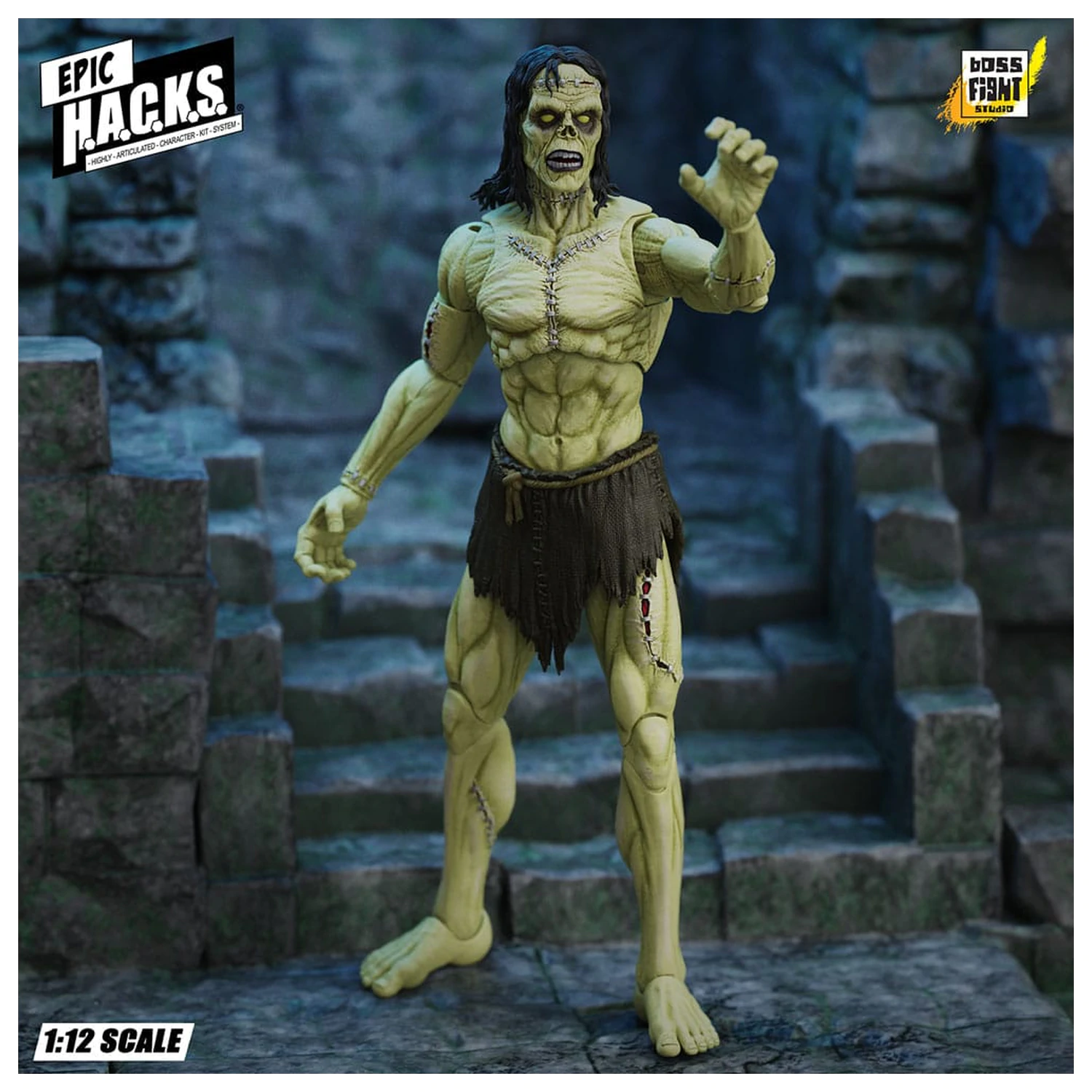 Frankenstein's Monster Epic H.A.C.K.S. akcijska figura 1/12 Undead Creature 19 cm fotografija izdelka